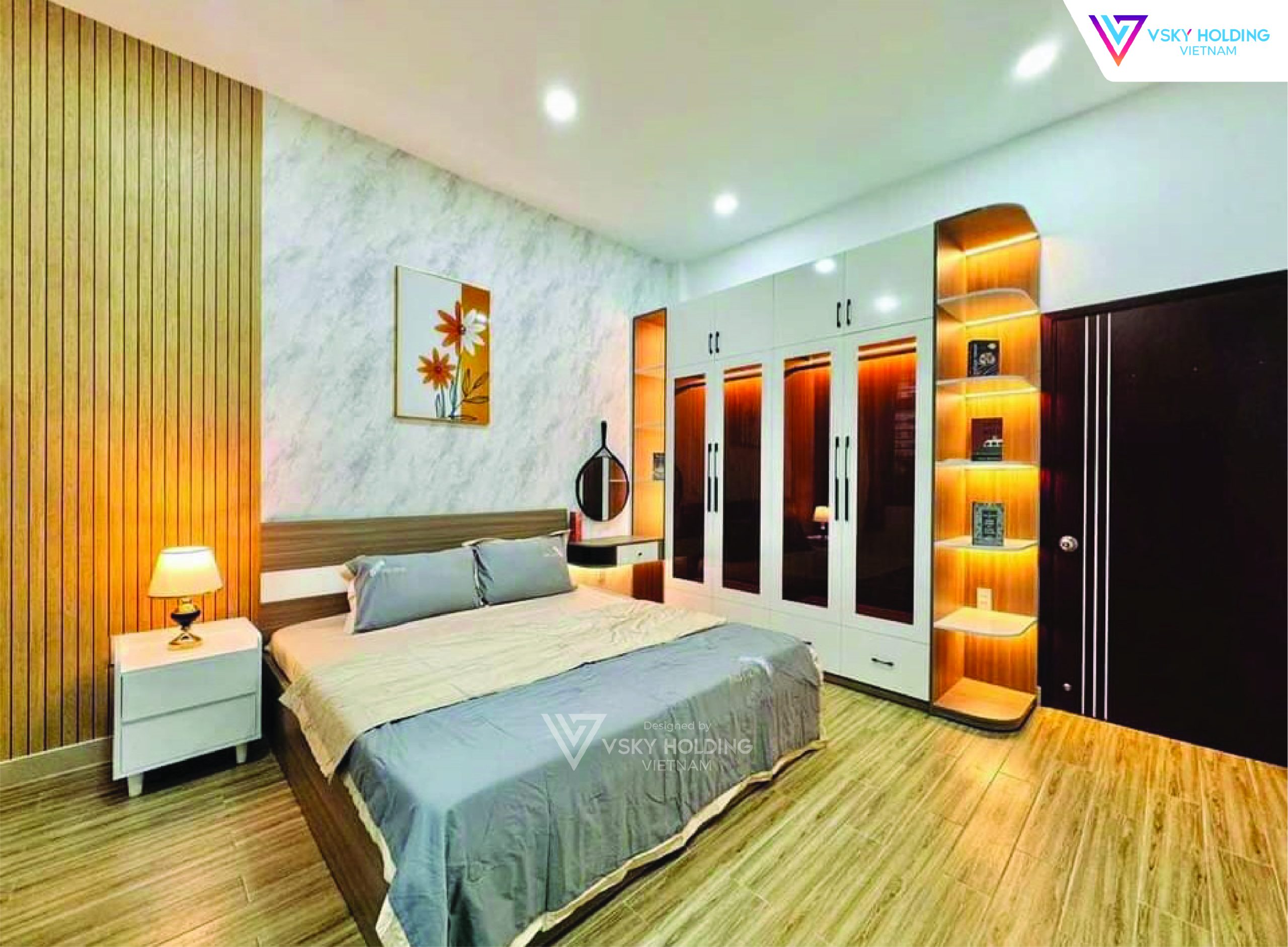 Xây dựng công trình nhà ở 2 tầng 85m2