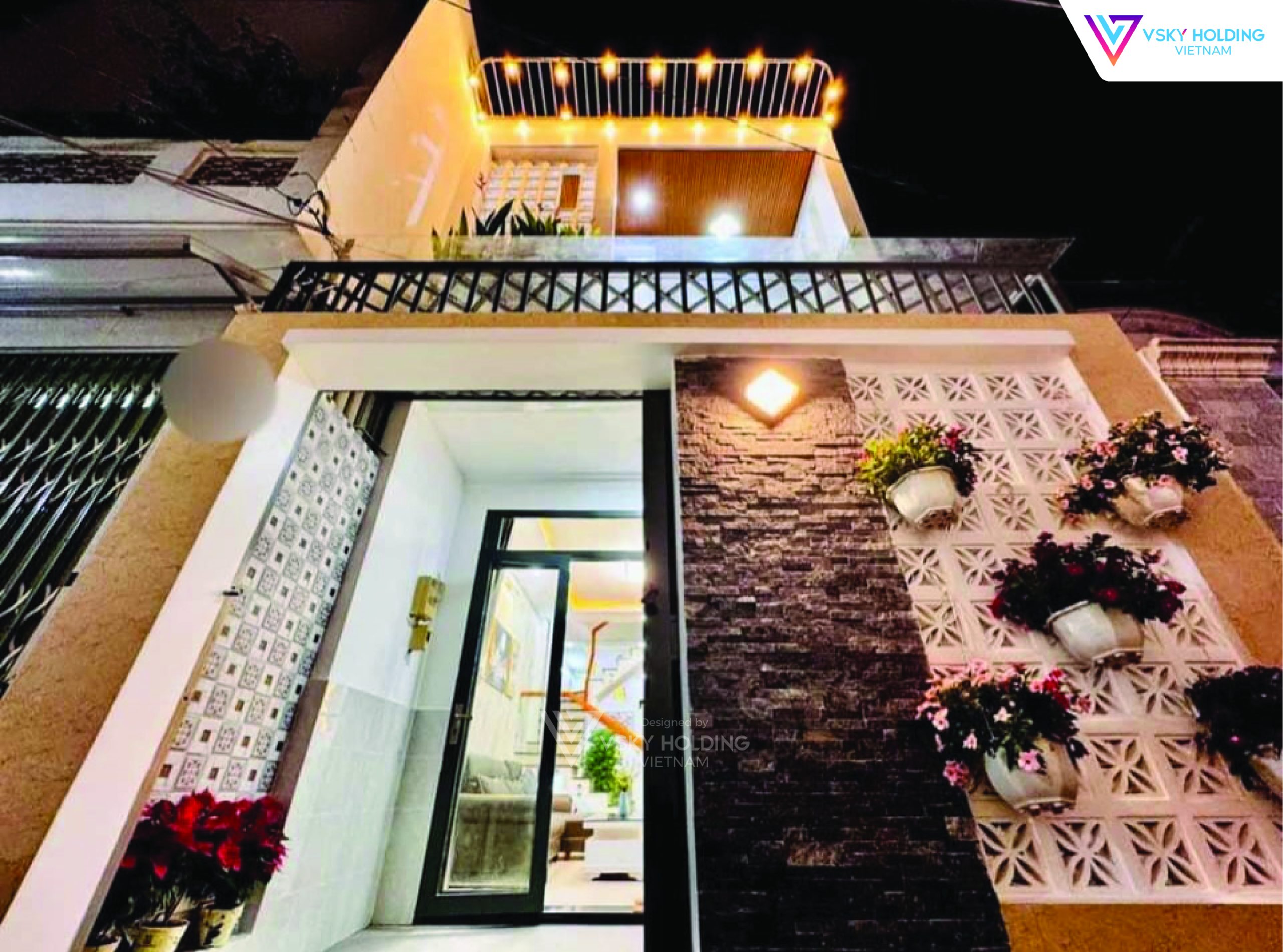 Xây dựng công trình nhà ở 2 tầng 85m2