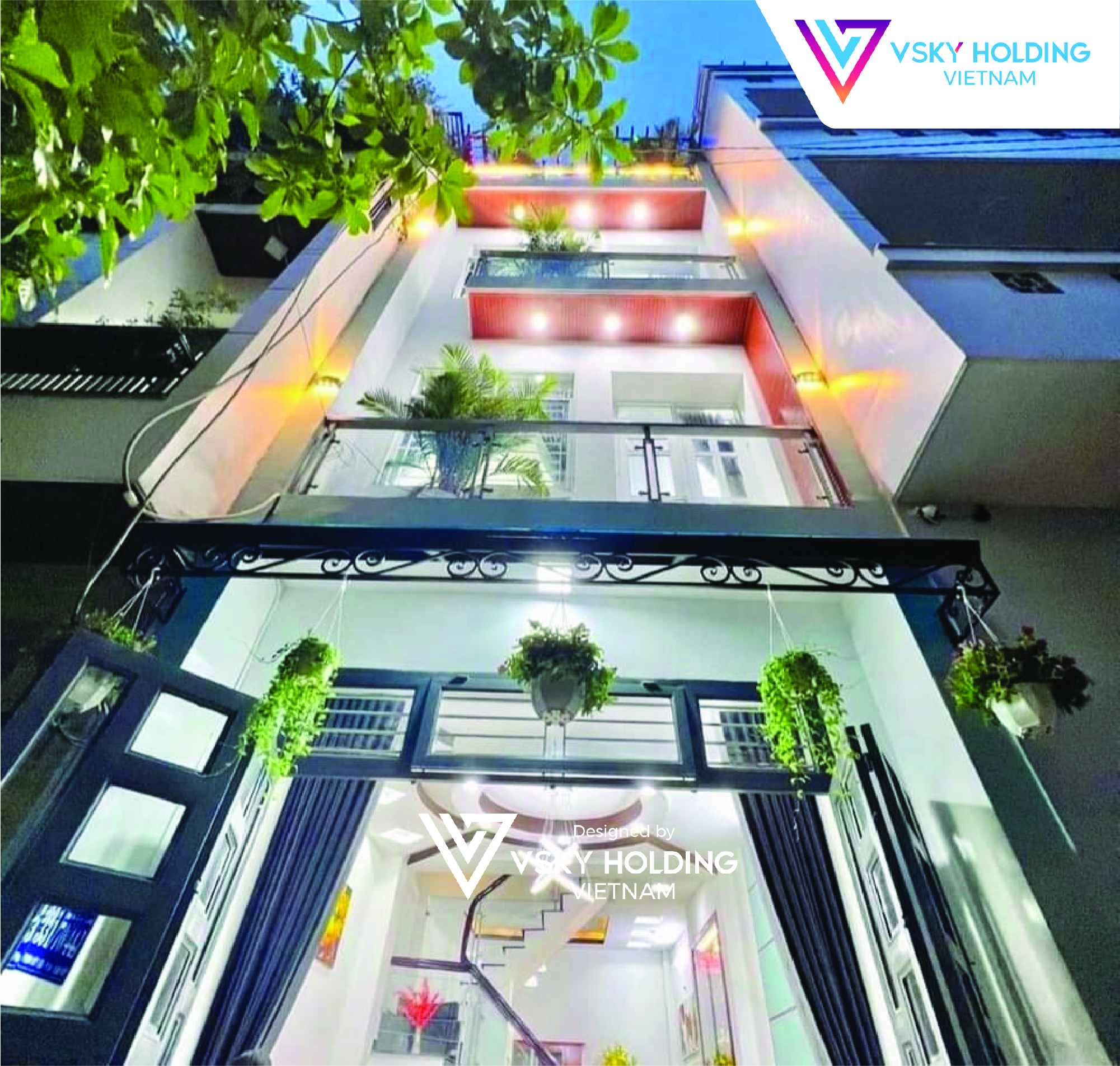 xây dựng công trình nhà ở 60 m2 4 tầng