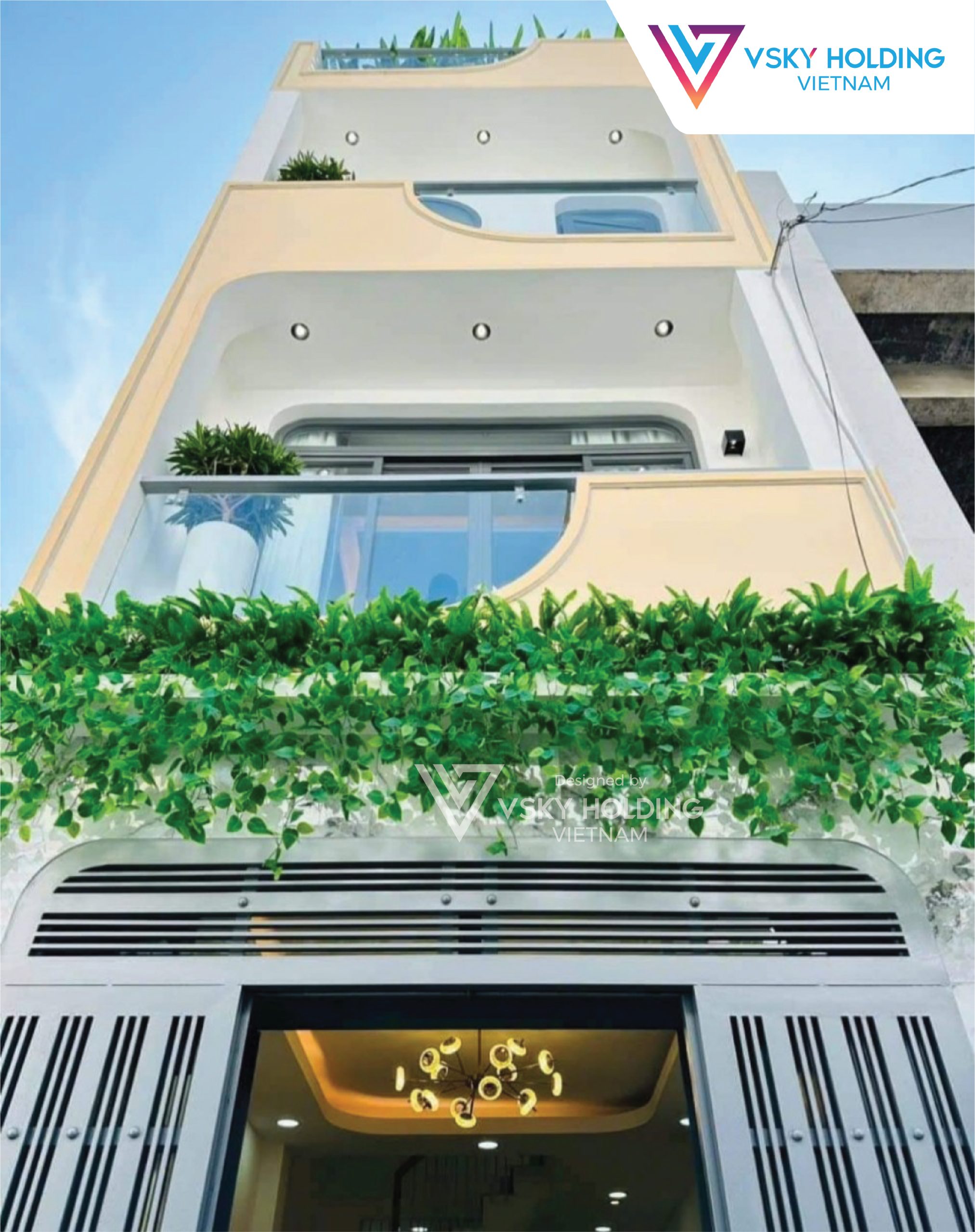 Xây dựng công trình nhà ở 70m2 4 tầng