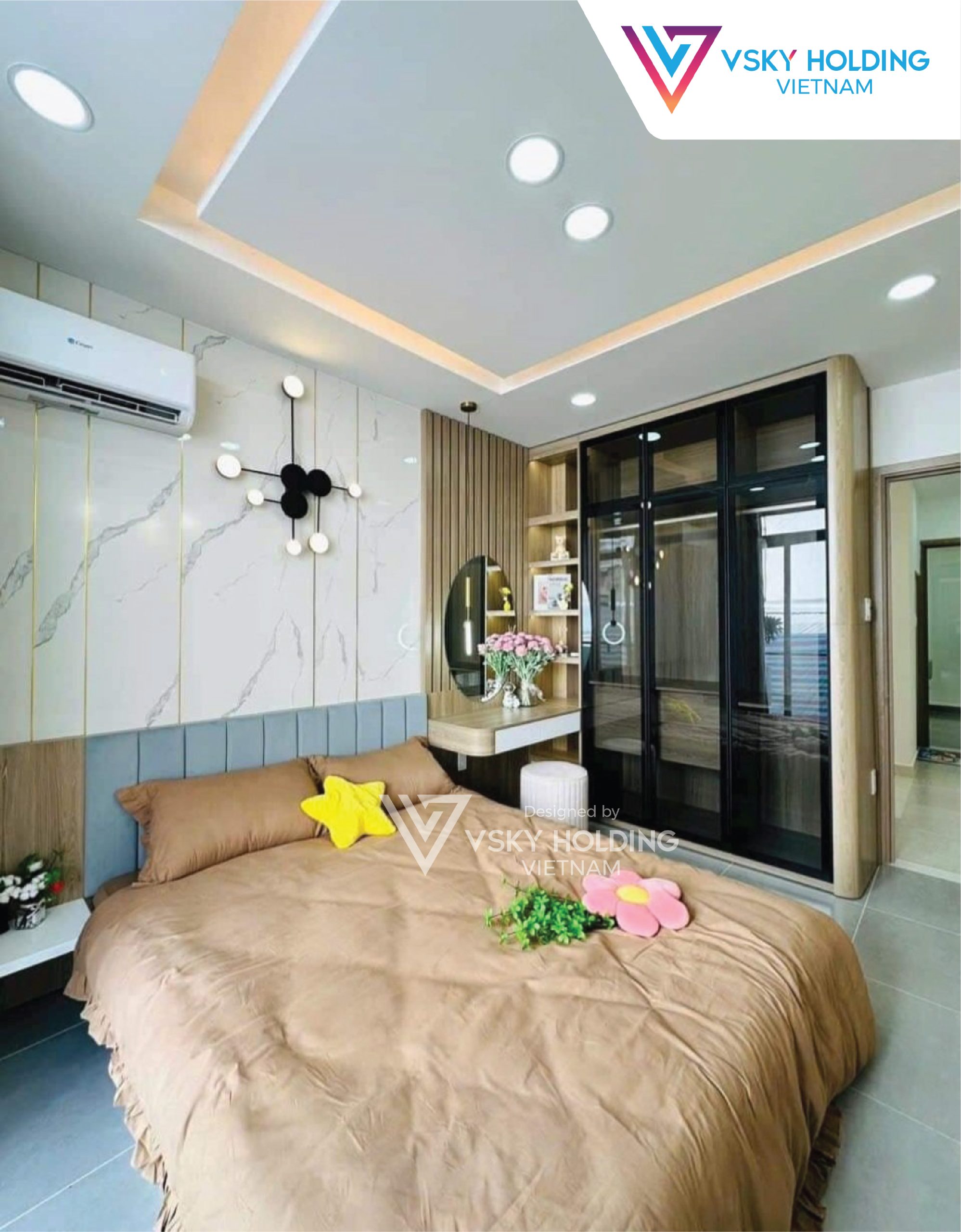 Xây dựng công trình nhà ở 70m2 4 tầng