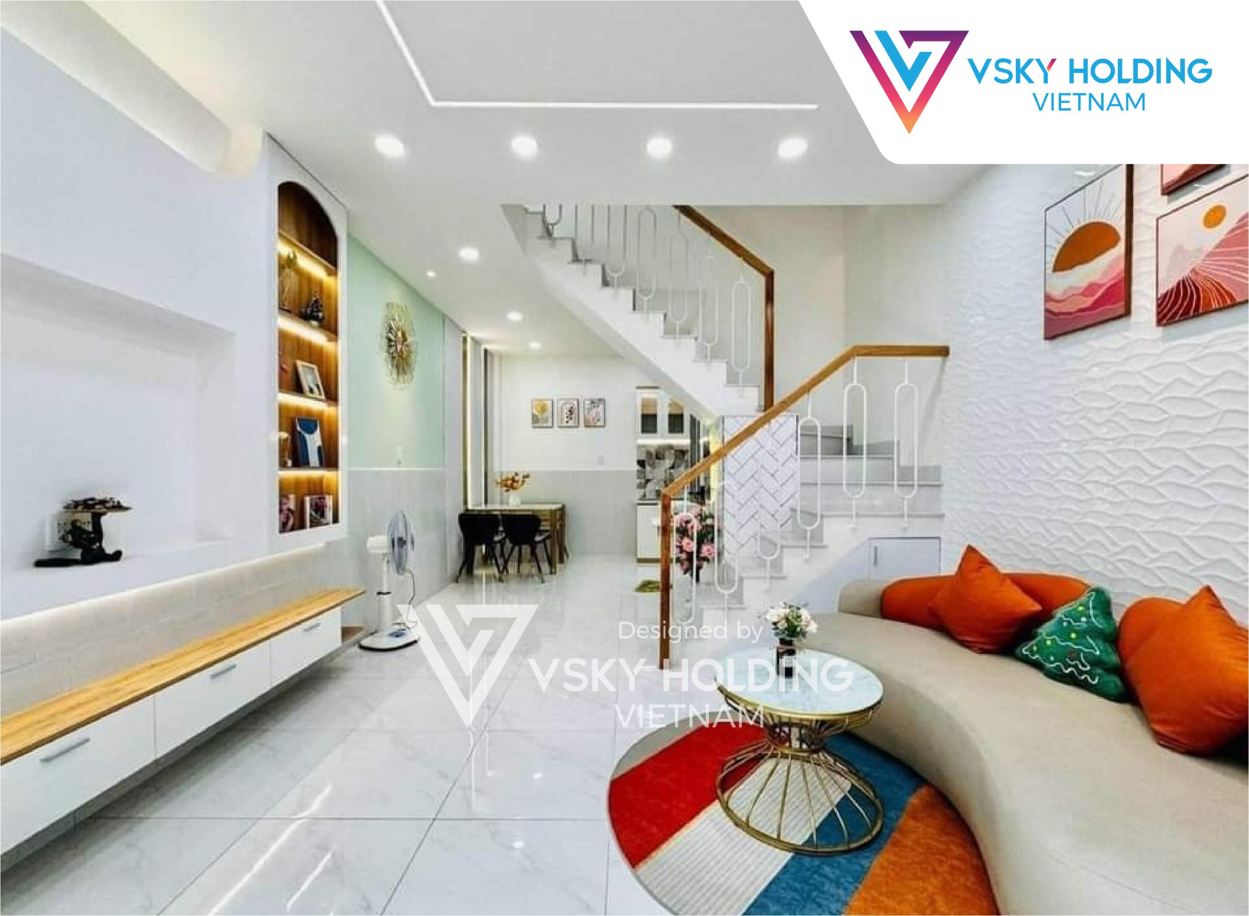 Xây dựng công trình nhà ở 2 tầng 80m2