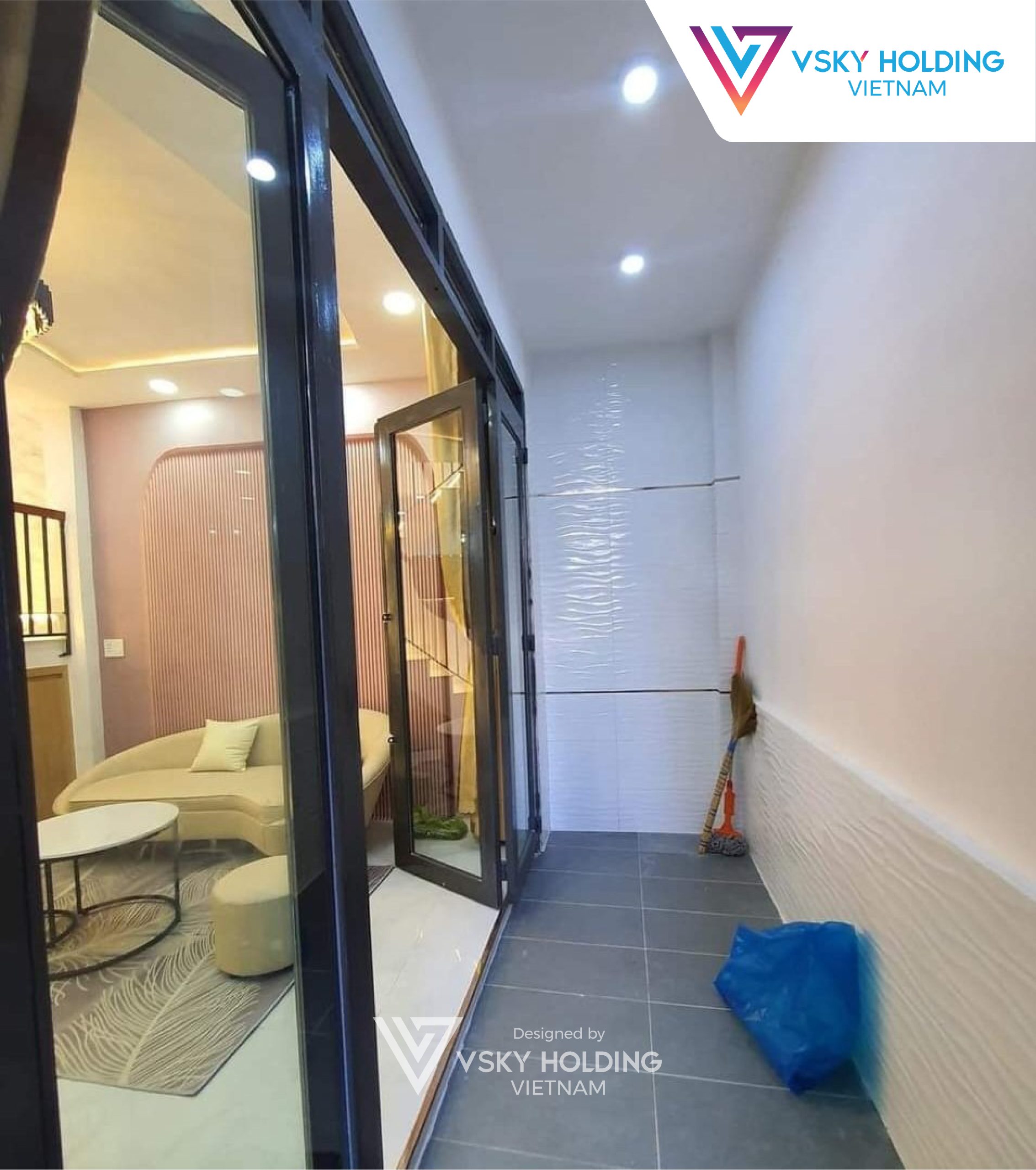 Xây dựng công trình nhà ở 110m2 3 tầng