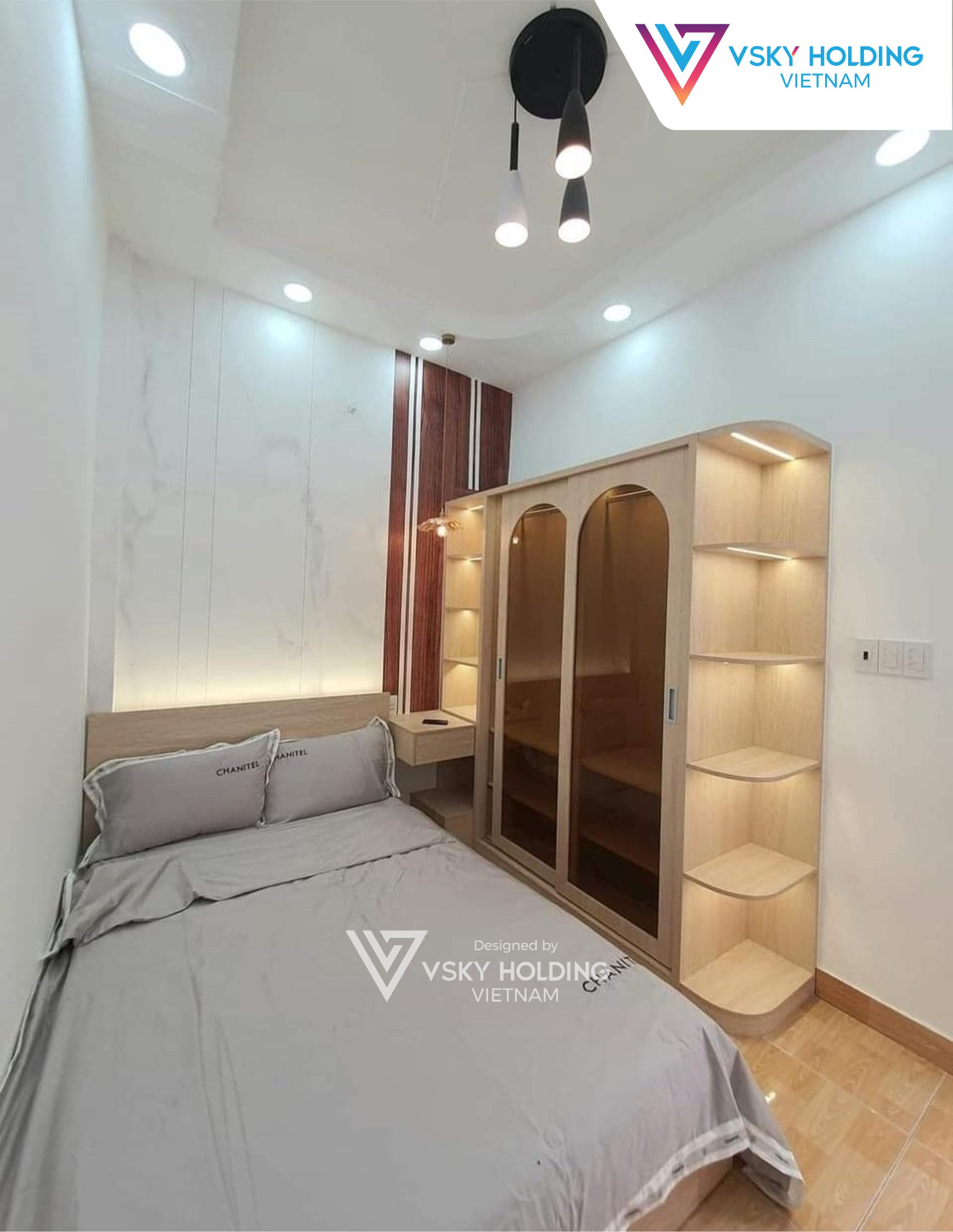 Xây dựng công trình nhà ở 110m2 3 tầng