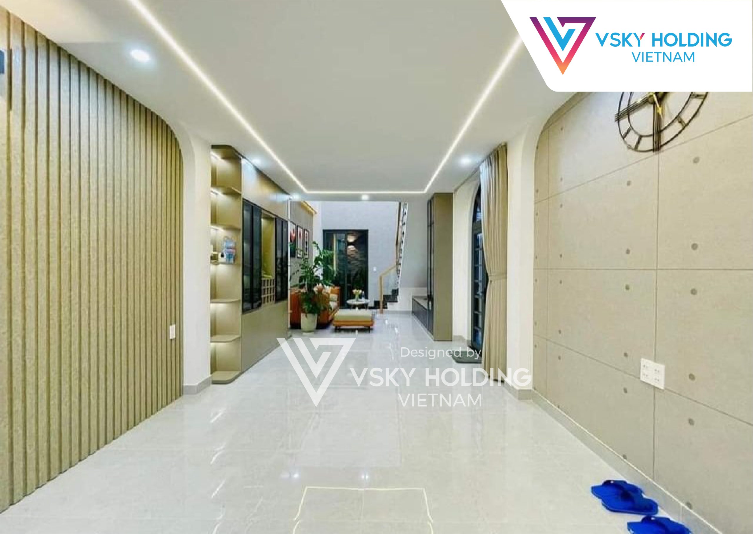 Xây dựng công trình nhà ở 95m2 5 tầng