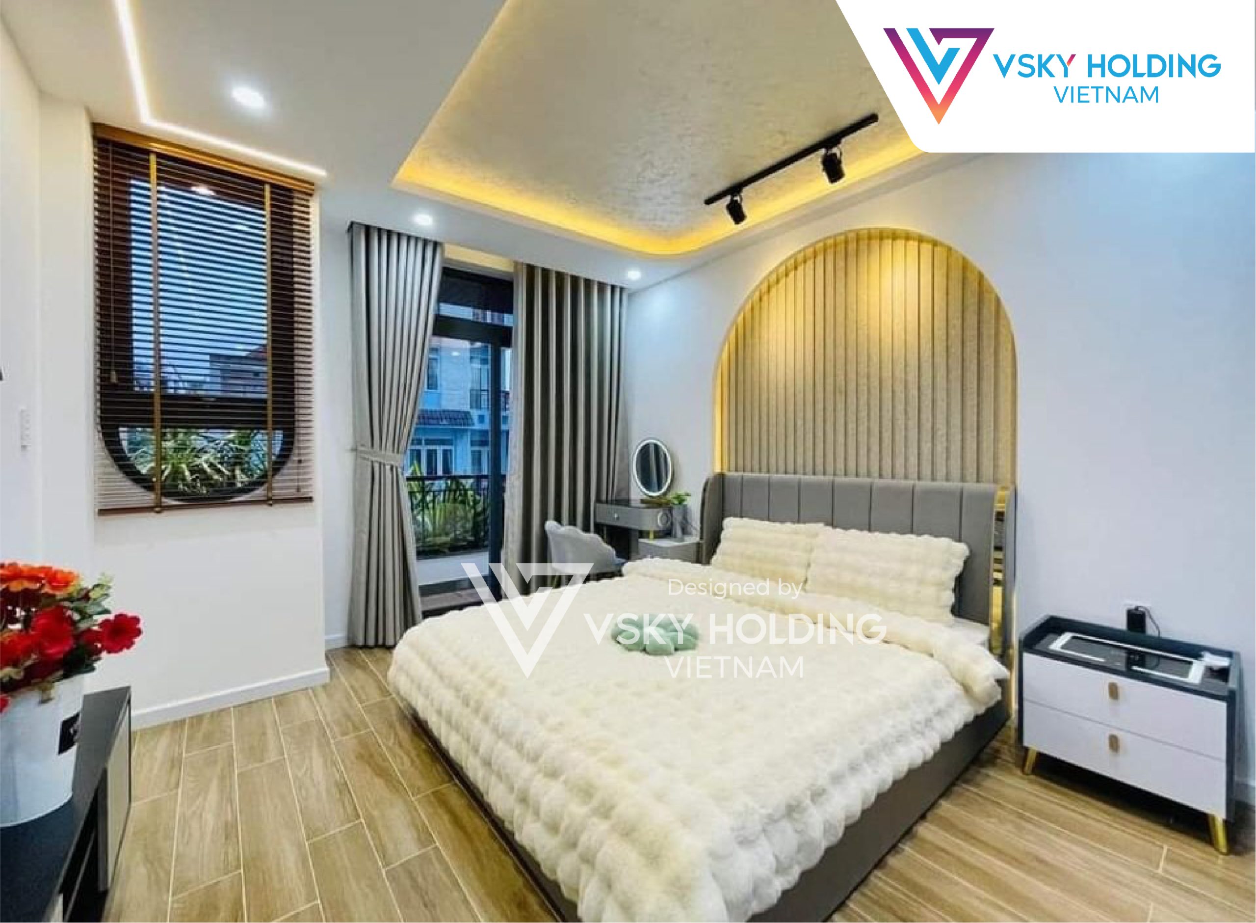 Xây dựng công trình nhà ở 95m2 5 tầng