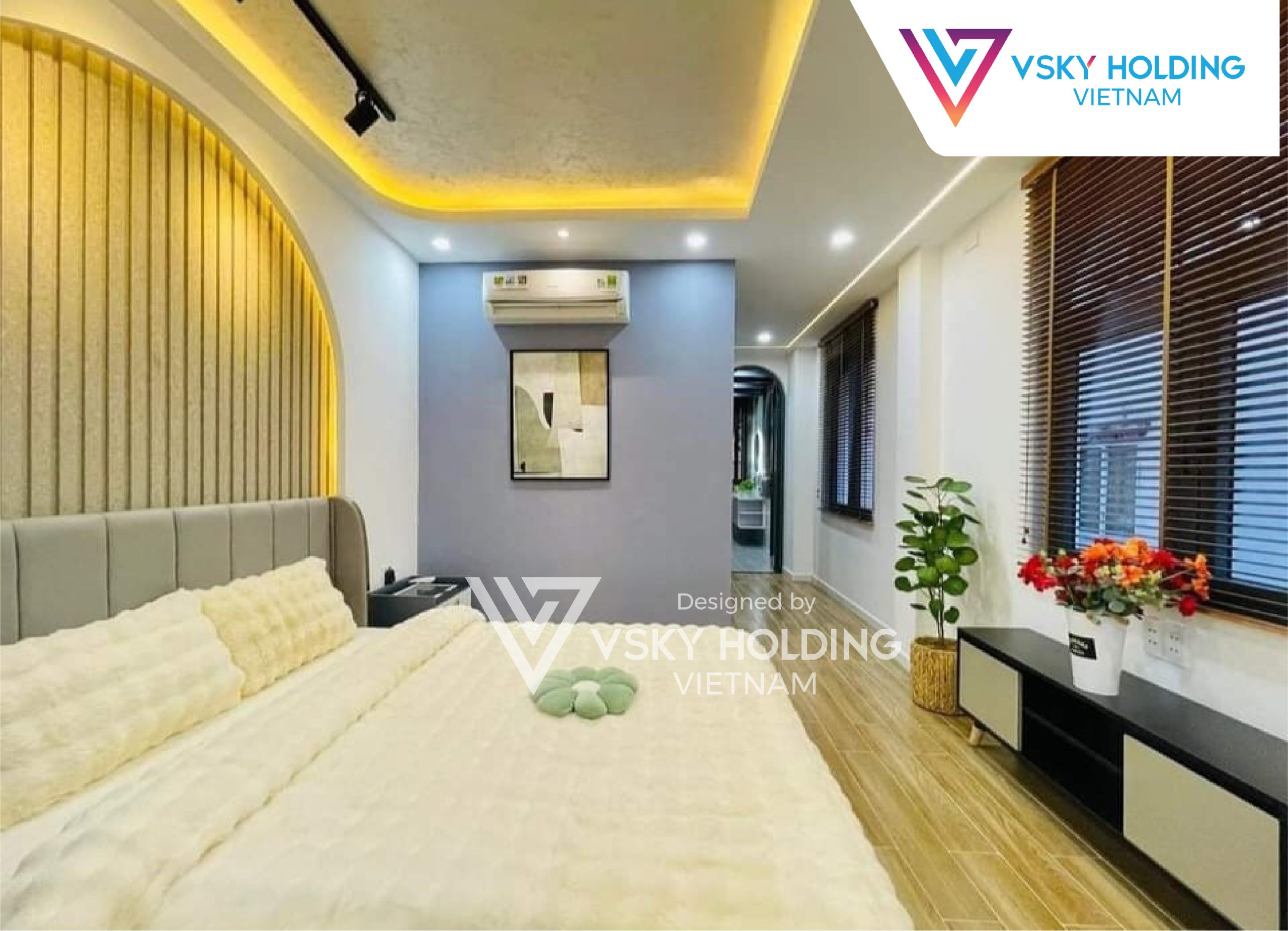 Xây dựng công trình nhà ở 95m2 5 tầng
