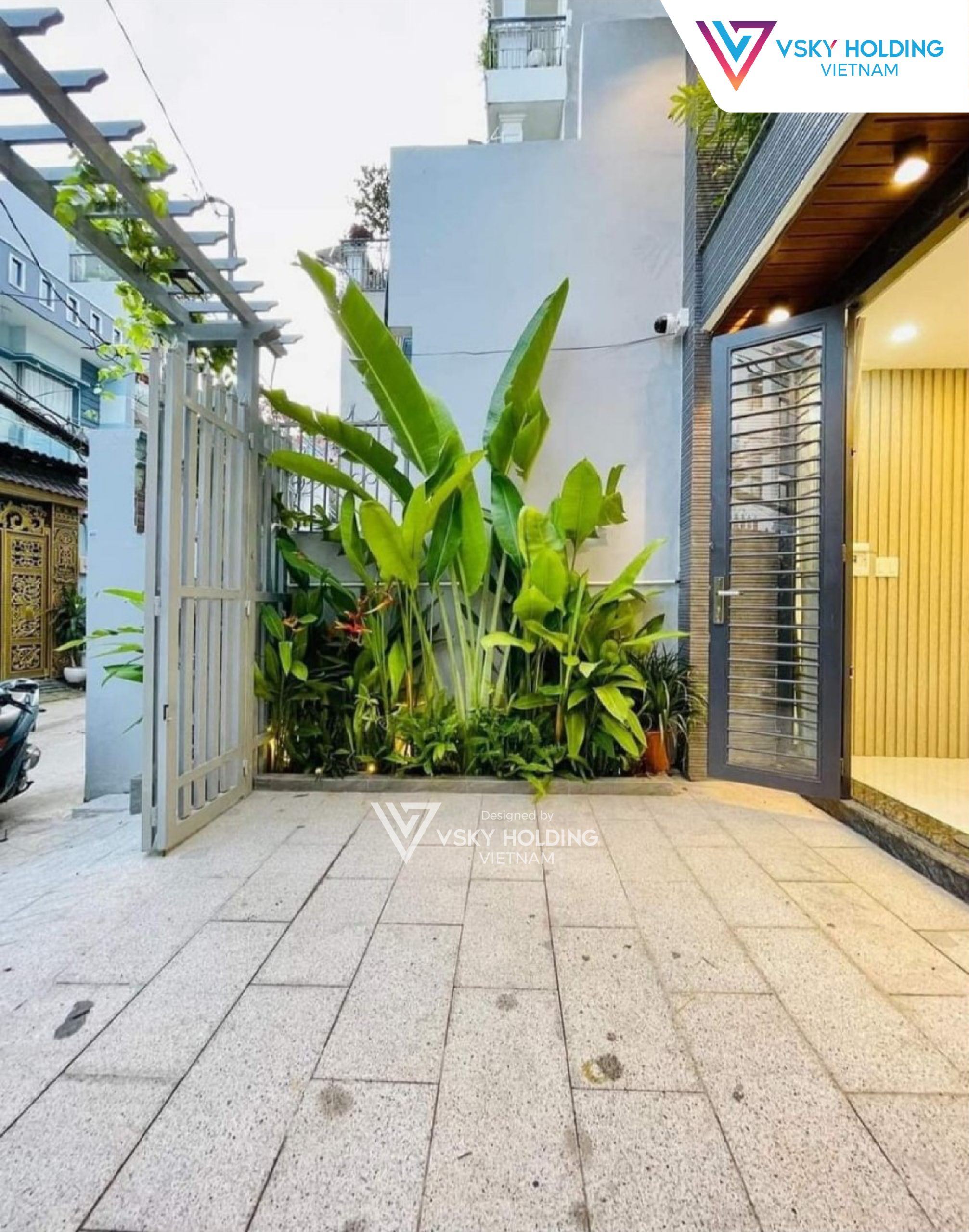 Xây dựng công trình nhà ở 95m2 5 tầng