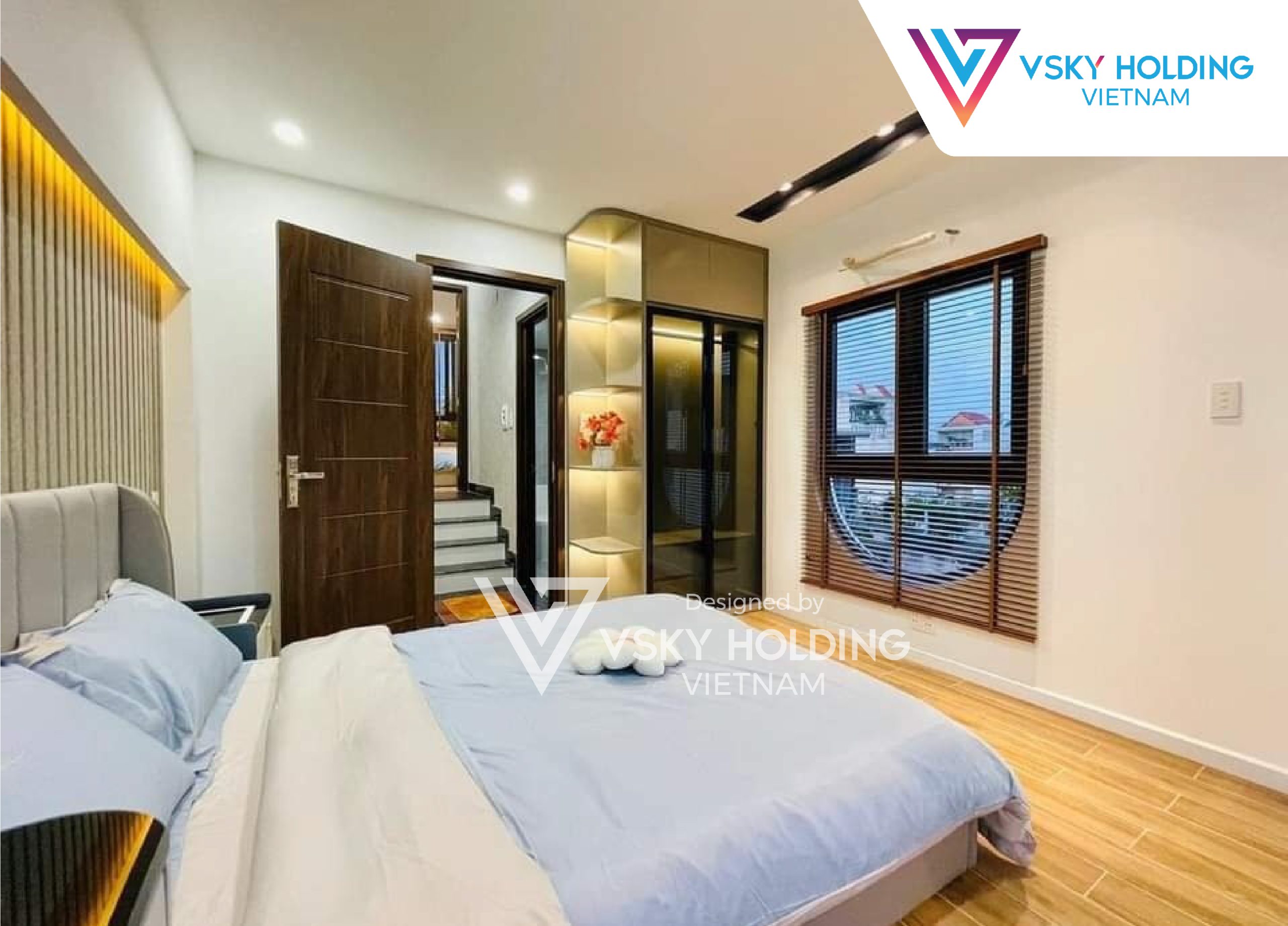 Xây dựng công trình nhà ở 95m2 5 tầng