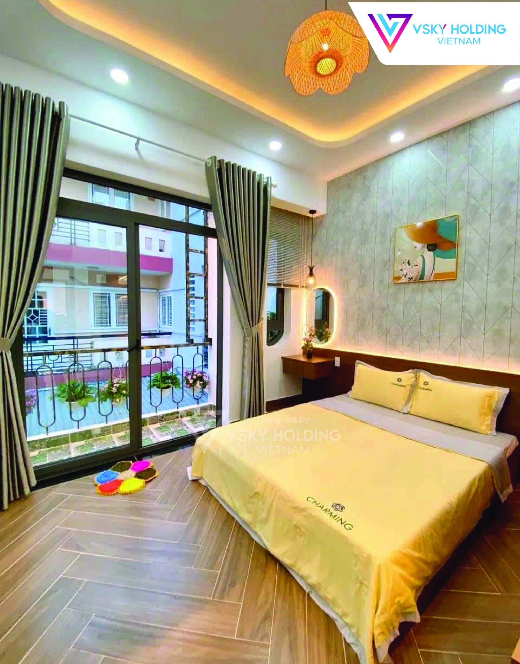 Xây dựng công trình nhà ở 2 tầng 75m2