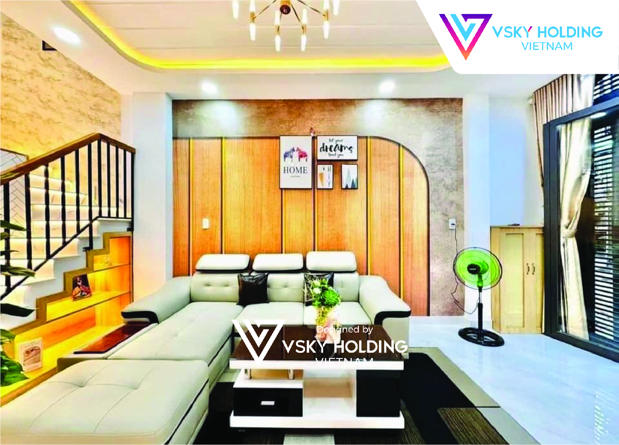 Xây dựng công trình nhà ở 90m2 3 tầng