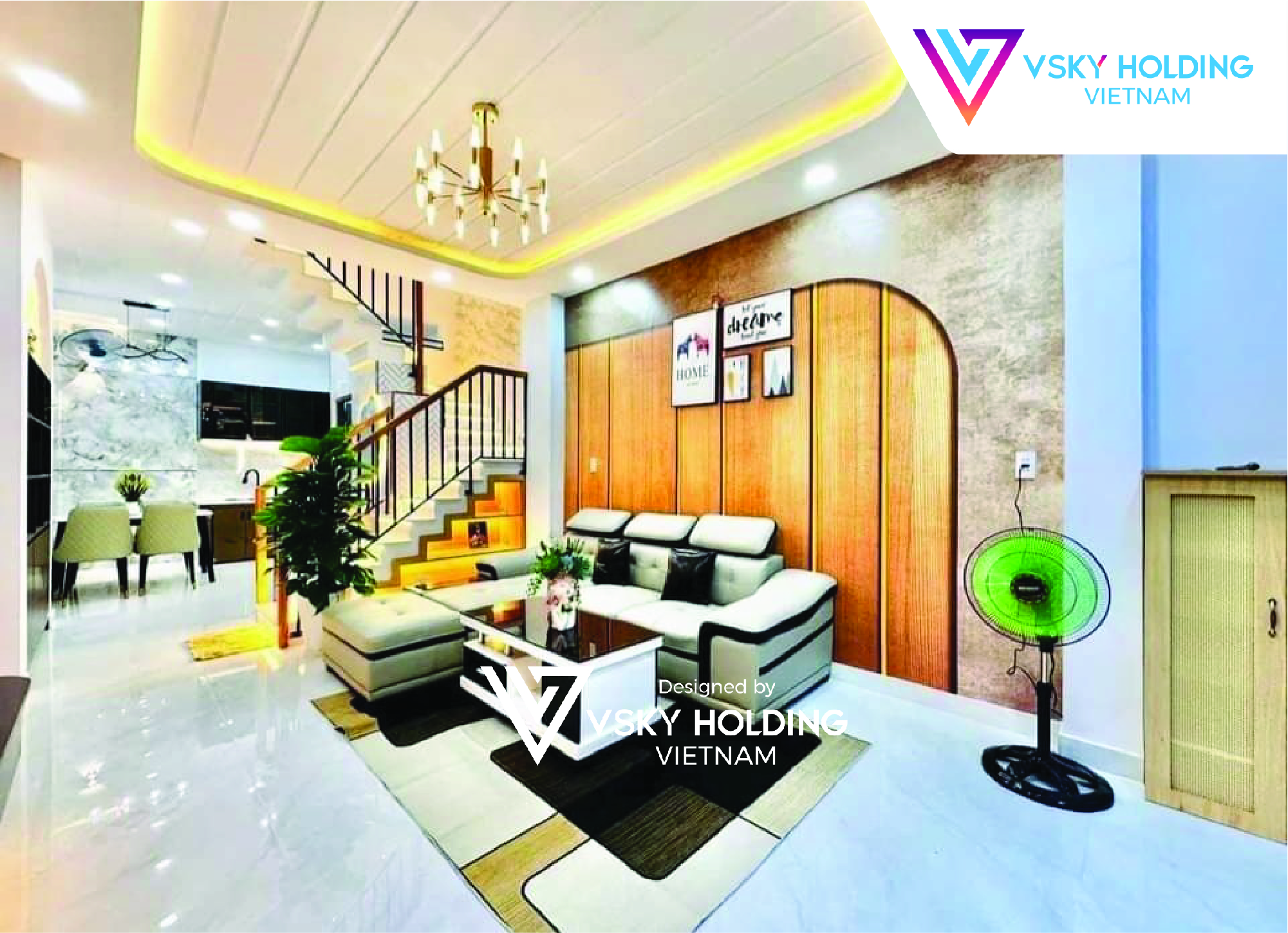 Xây dựng công trình nhà ở 90m2 3 tầng