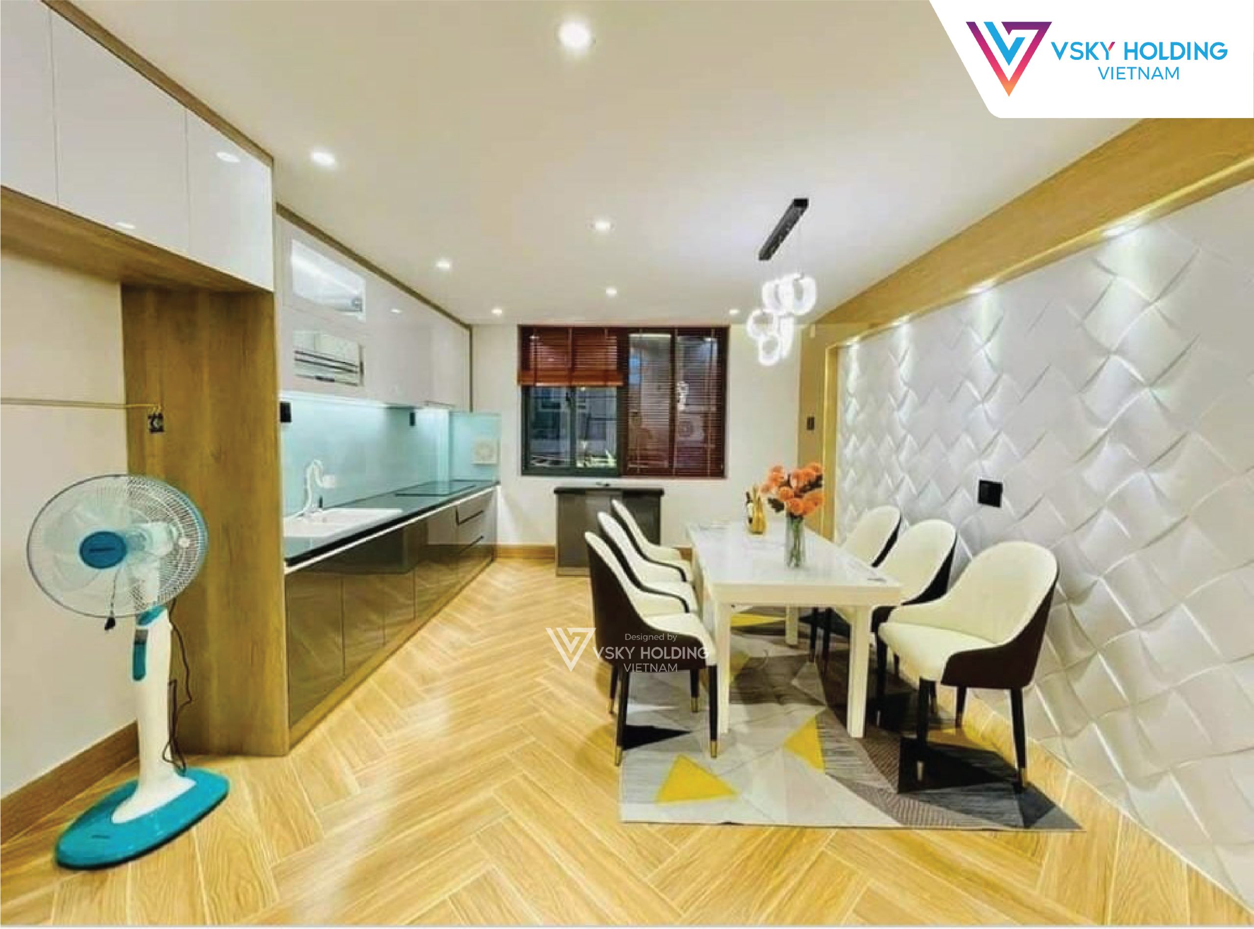 Xây dựng công trình nhà ở 70m2 5 tầng
