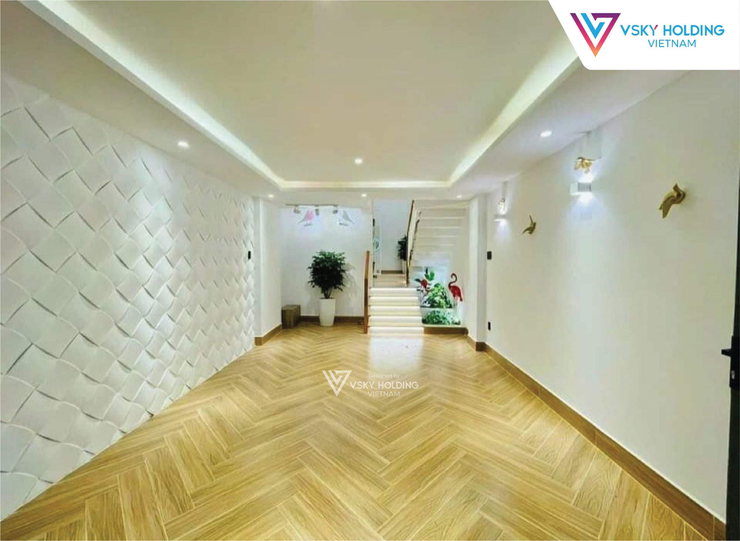 Xây dựng công trình nhà ở 70m2 5 tầng