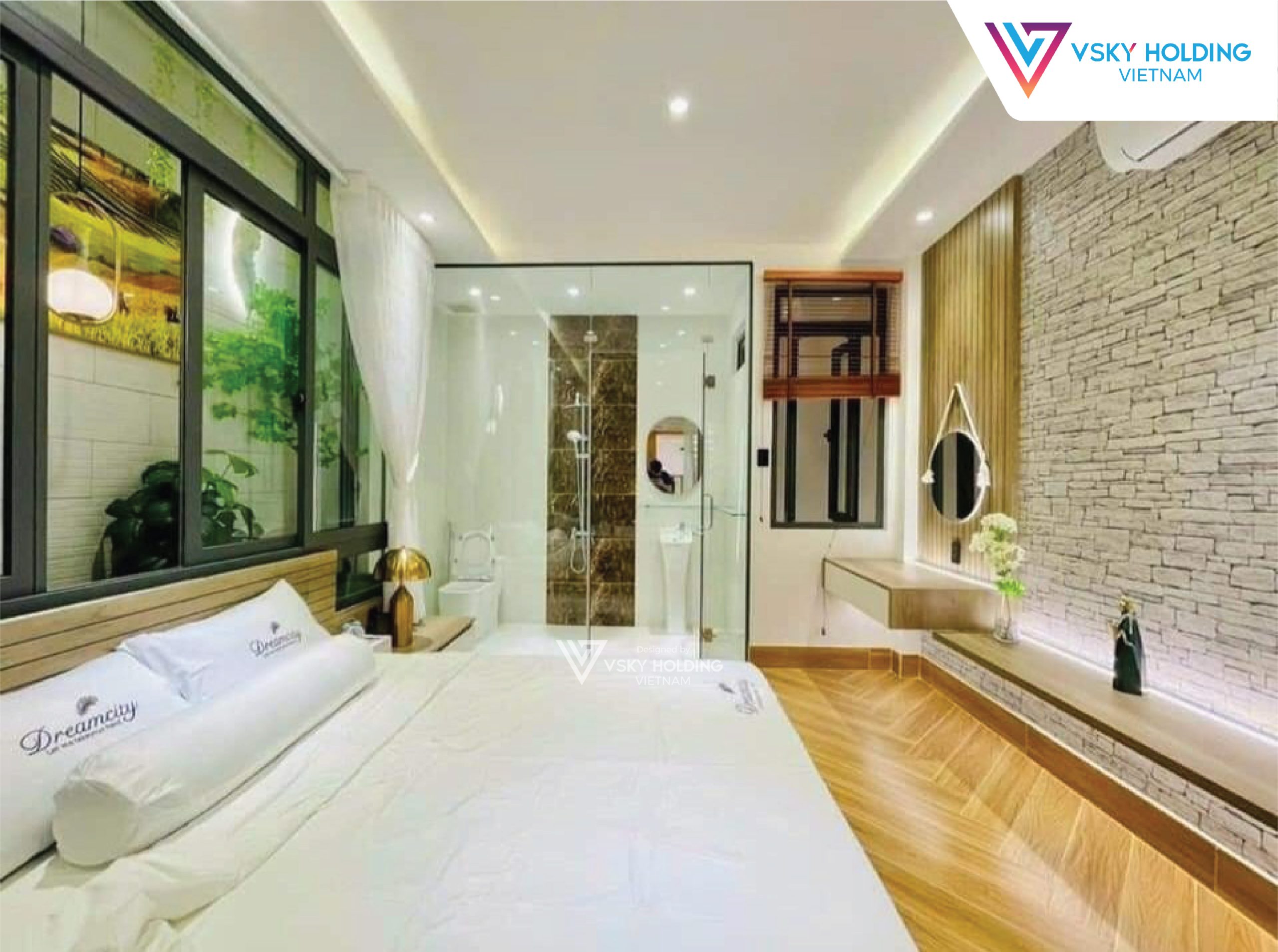 Xây dựng công trình nhà ở 70m2 5 tầng