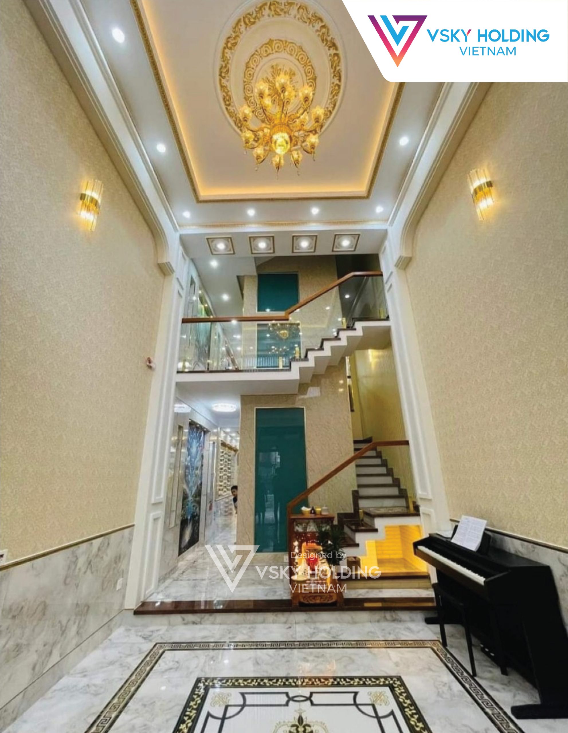 Xây dựng công trình nhà ở 65m2 6 tầng