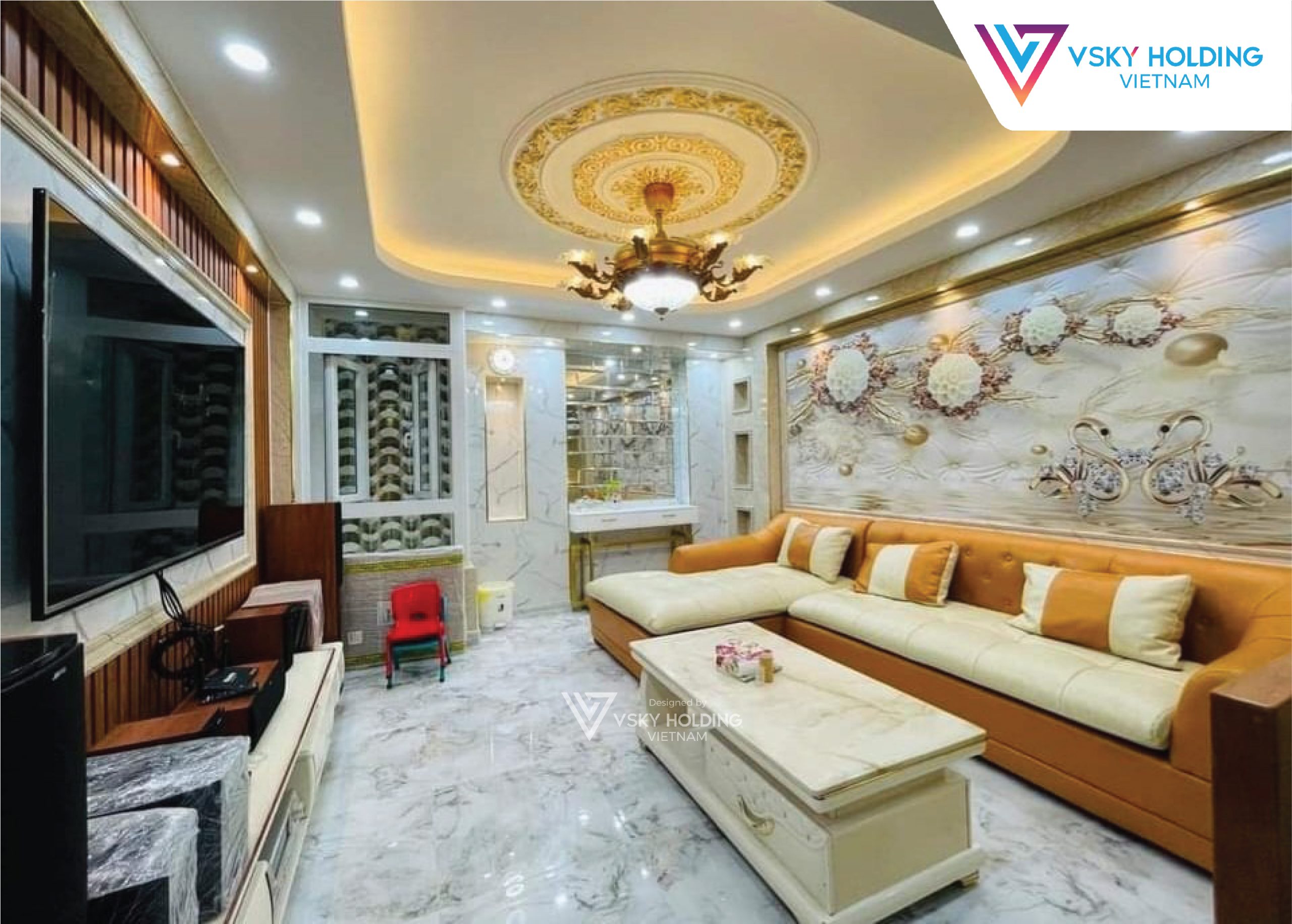 Xây dựng công trình nhà ở 65m2 6 tầng