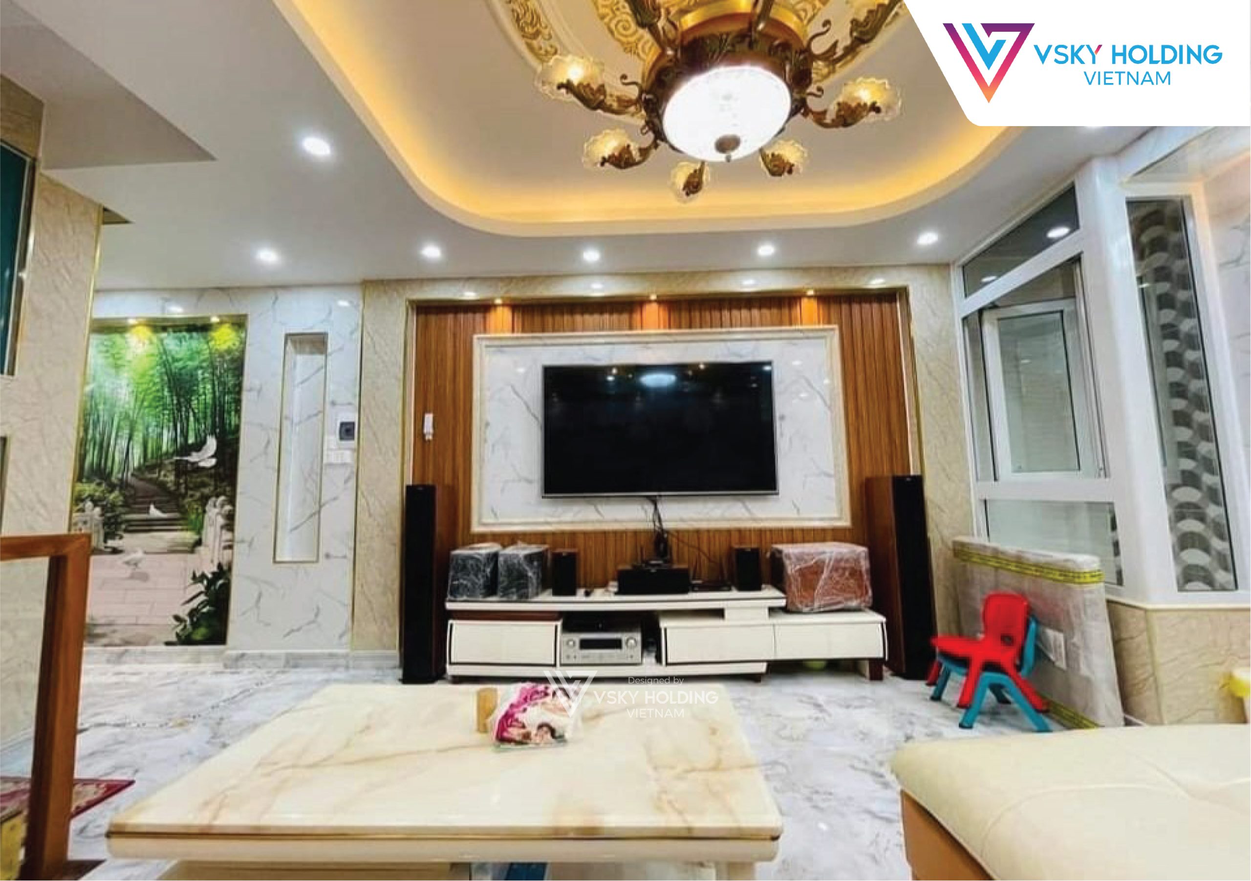 Xây dựng công trình nhà ở 65m2 6 tầng