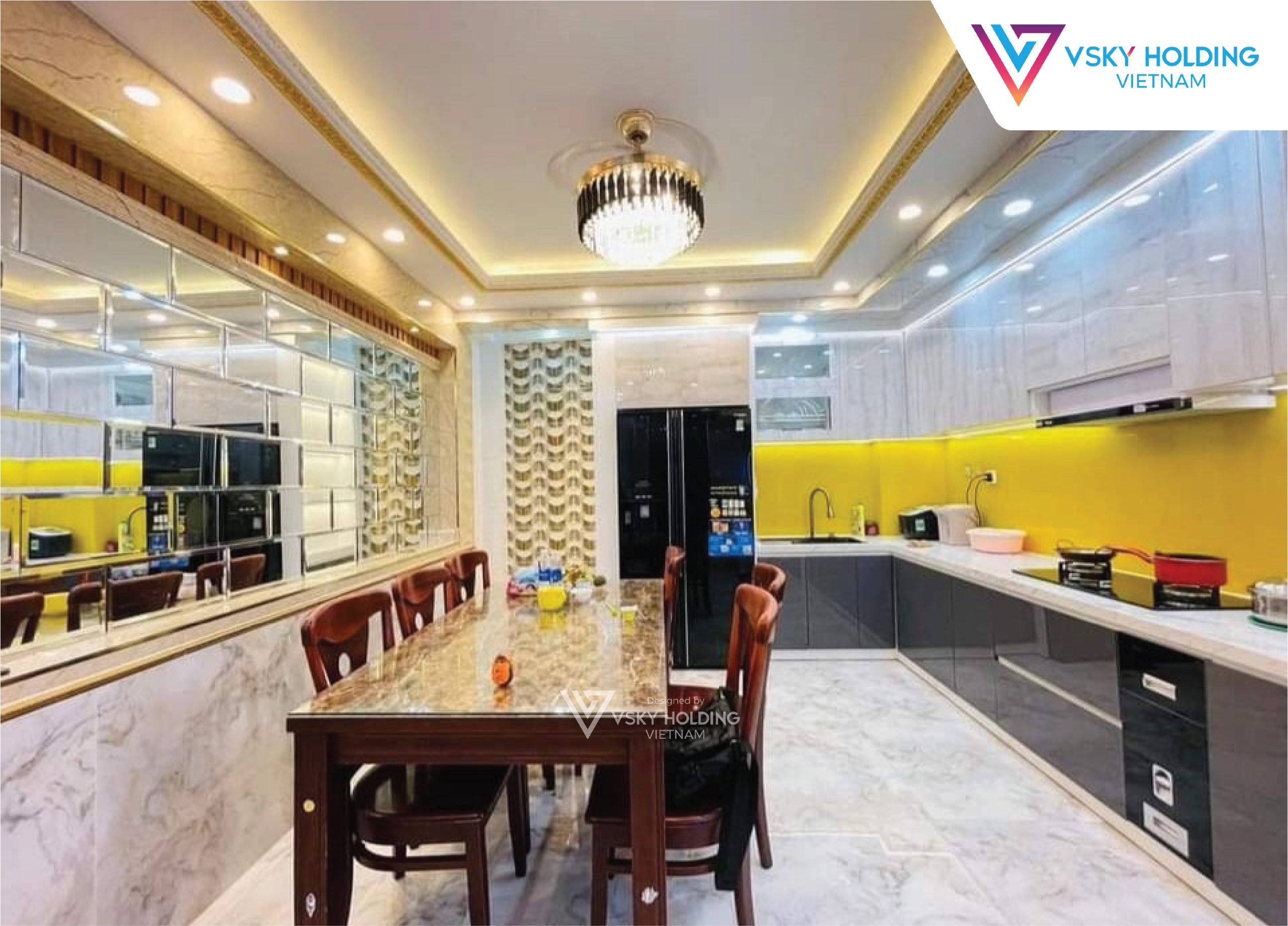 Xây dựng công trình nhà ở 65m2 6 tầng