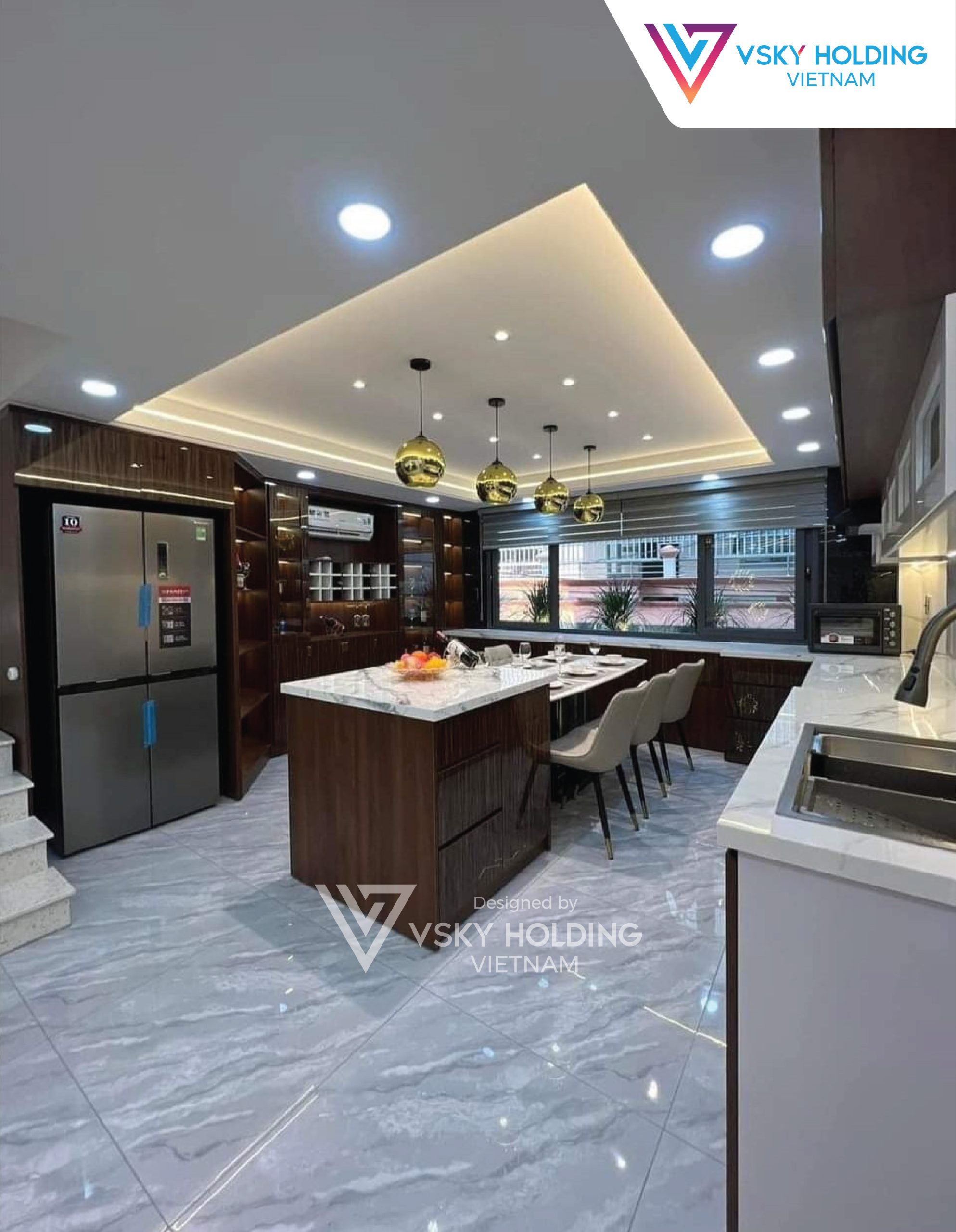 Xây dựng công trình nhà ở 100m2 5 tầng