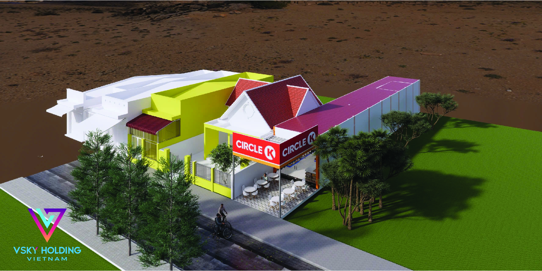 Thiết kế thi công mẫu cửa hàng tiện lợi CIRCLE K