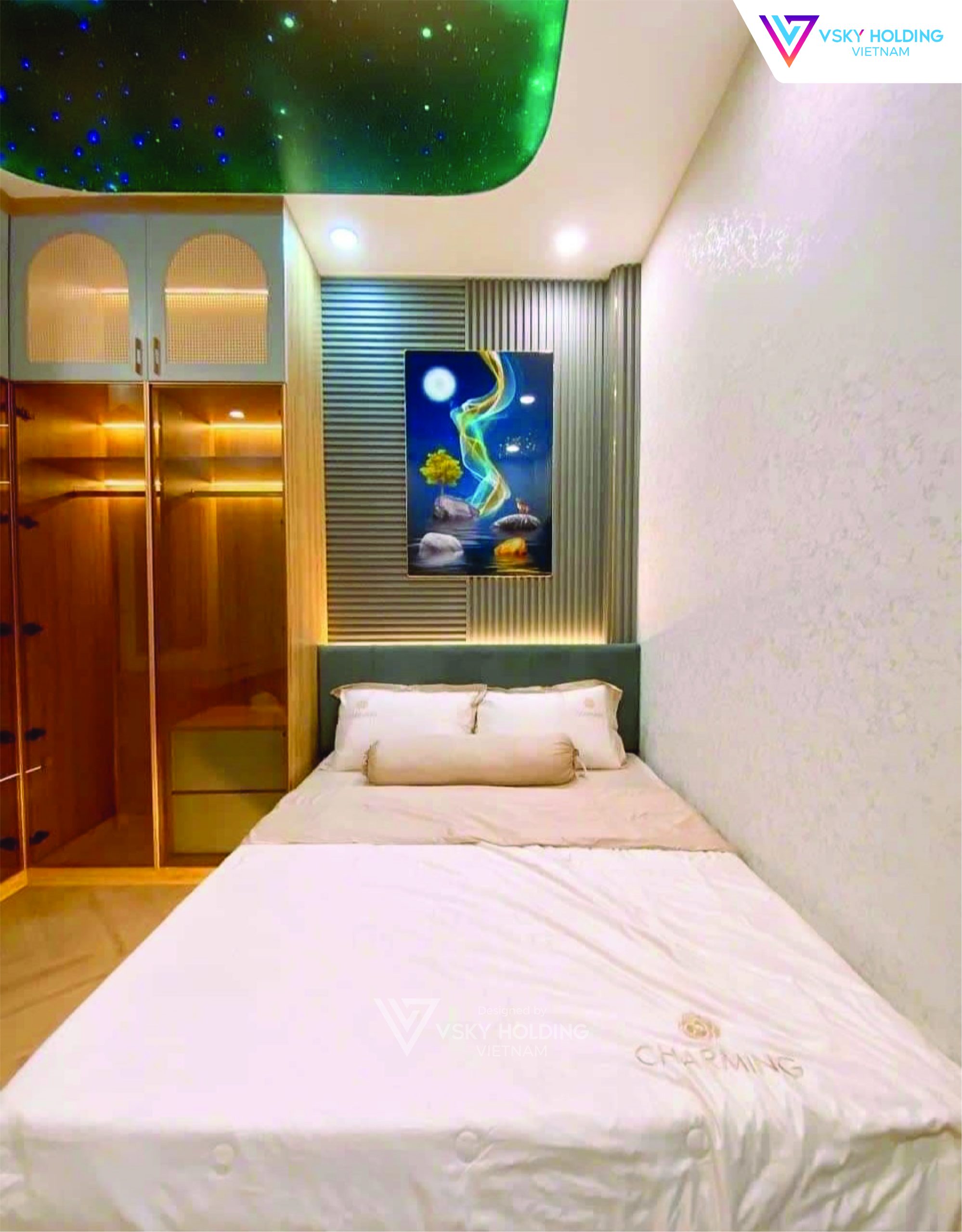 Xây dựng công trình nhà ở 4 tầng 76m2
