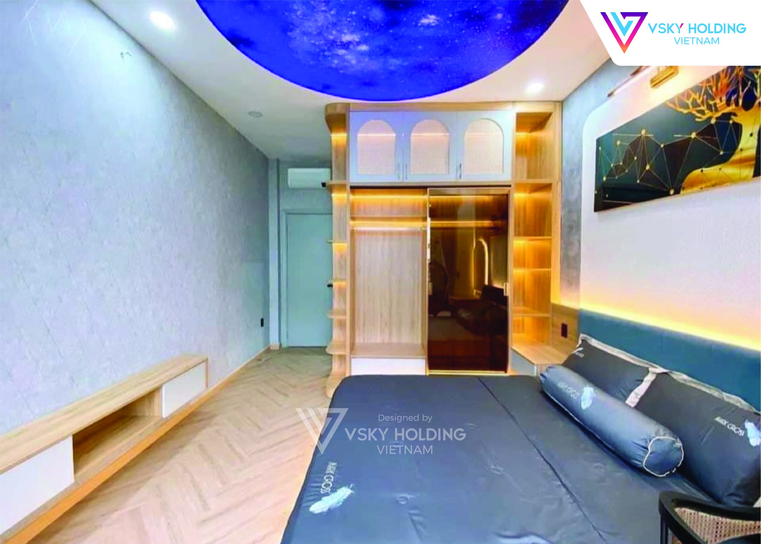 Xây dựng công trình nhà ở 4 tầng 76m2