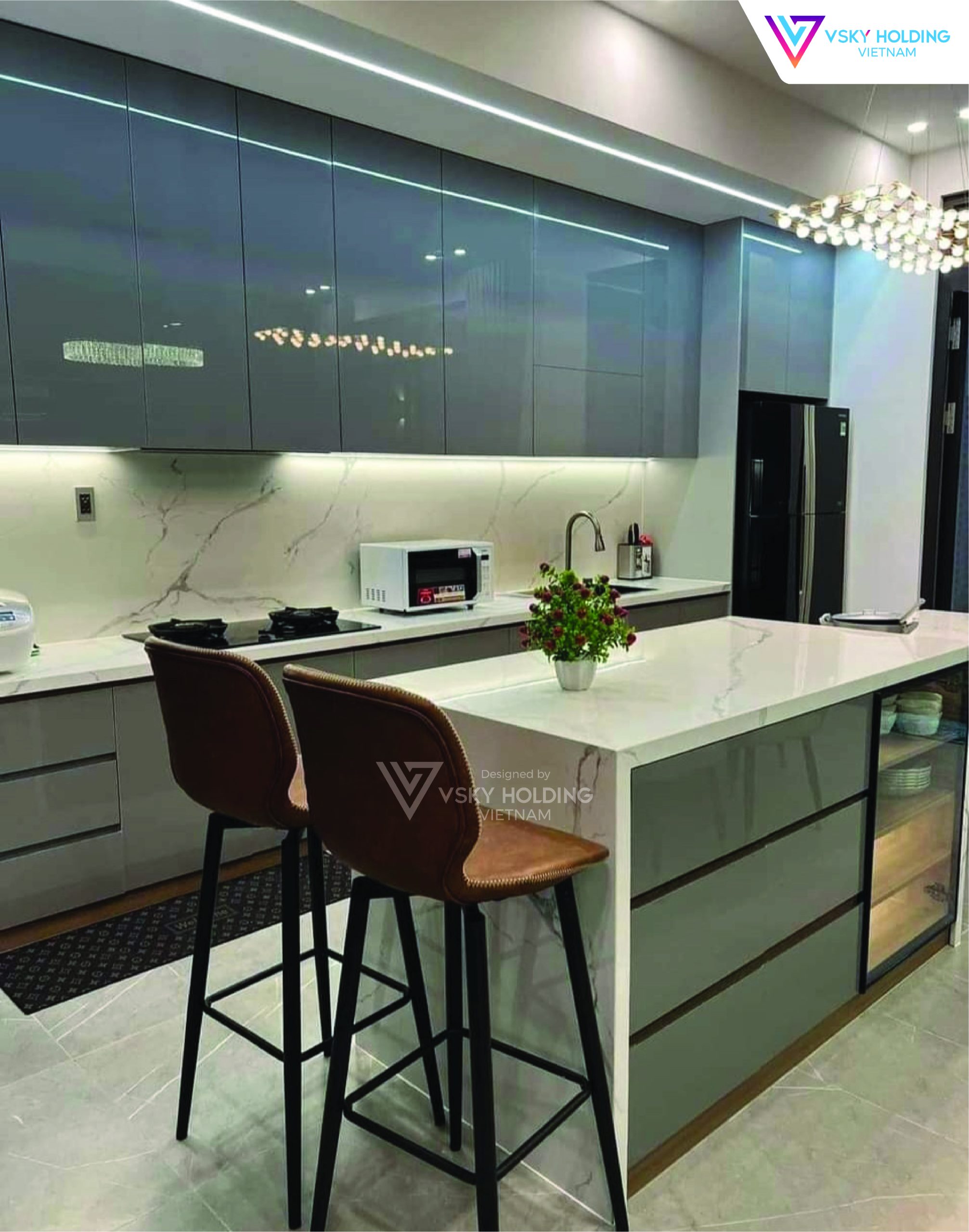 Xây dựng công trình nhà ở 2 tầng 80m2