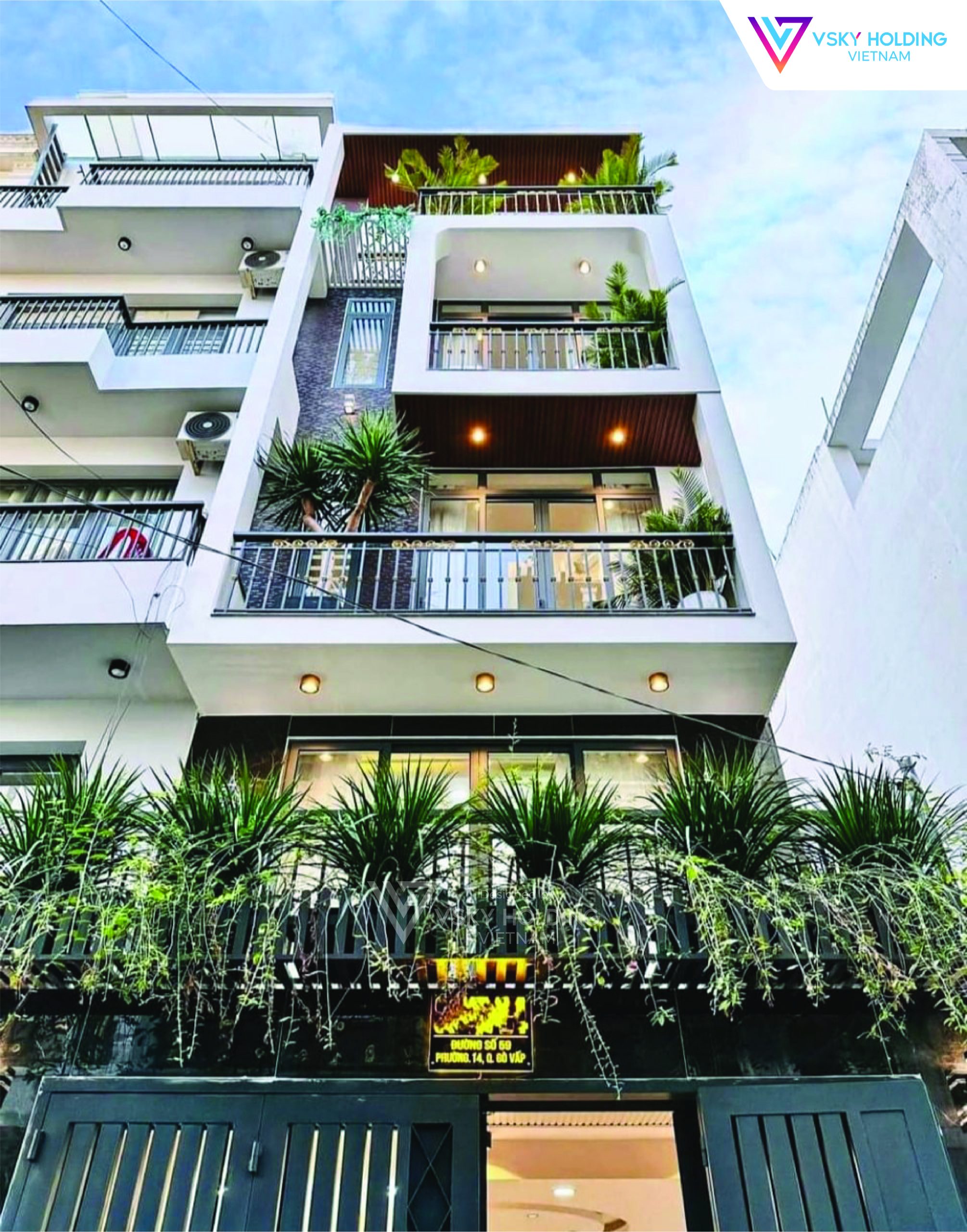 Xây dựng công trình nhà ở 4 tầng với diện tích 51m2
