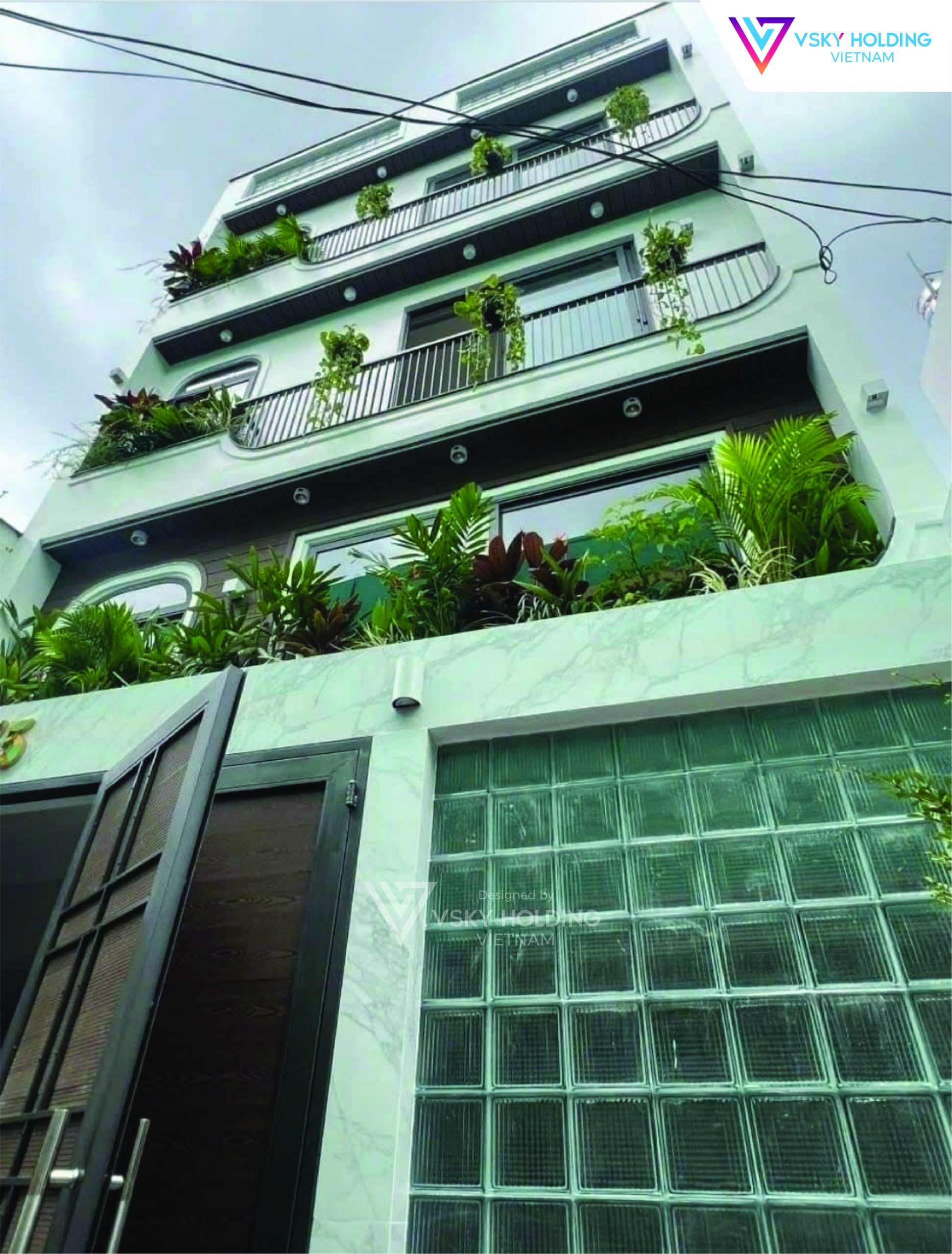 Xây dựng công trình nhà ở 4 tầng 72m2