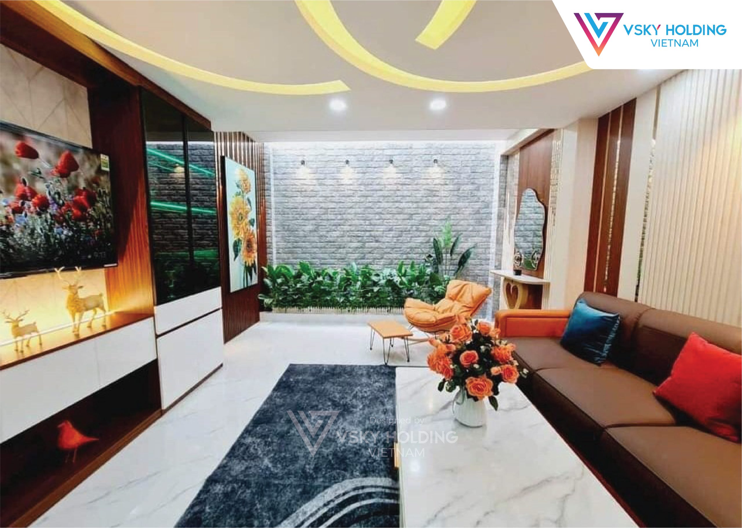 Xây dựng công trình nhà ở 4 tầng với diện tích 125m2