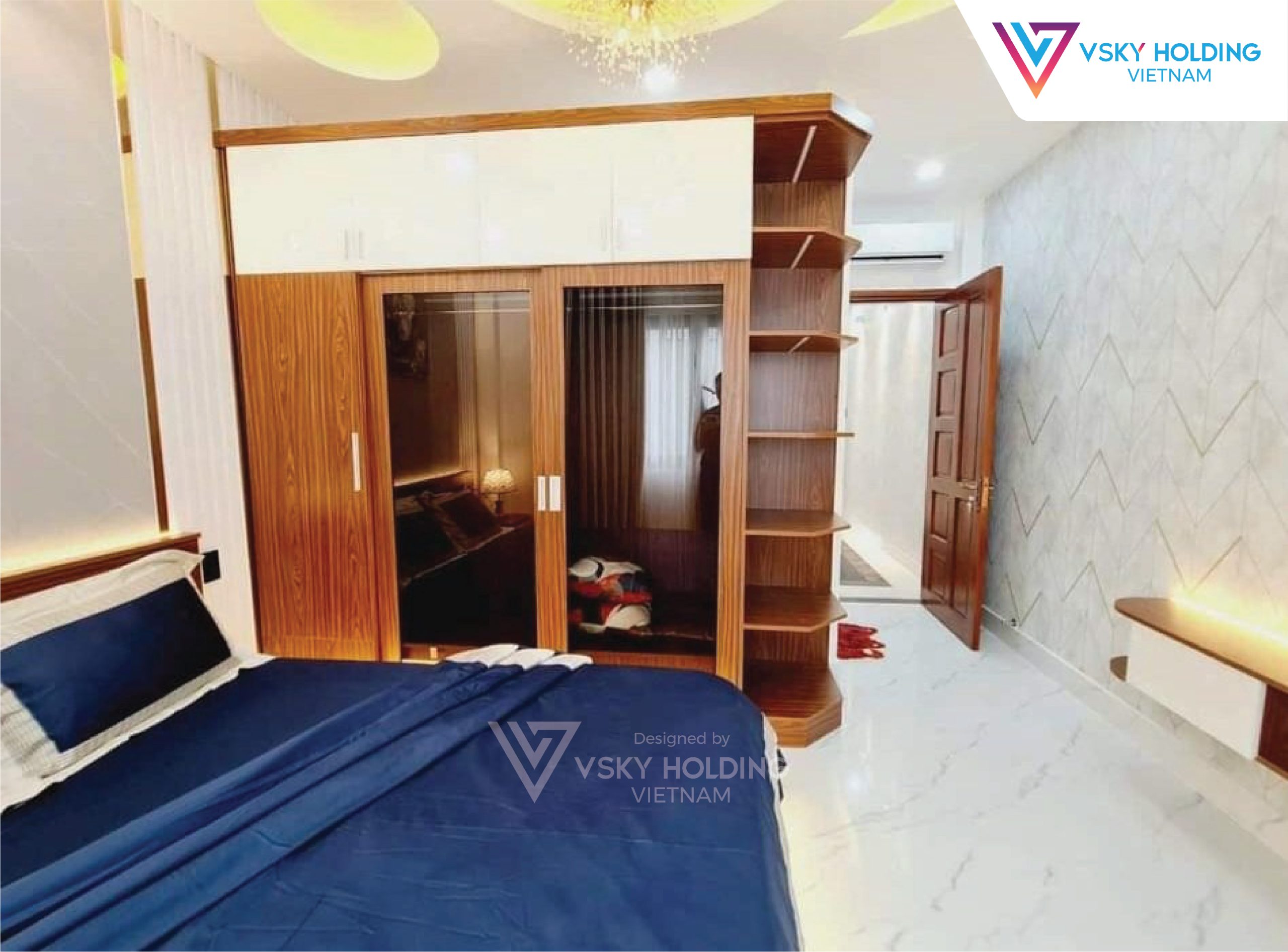 Xây dựng công trình nhà ở 4 tầng với diện tích 125m2