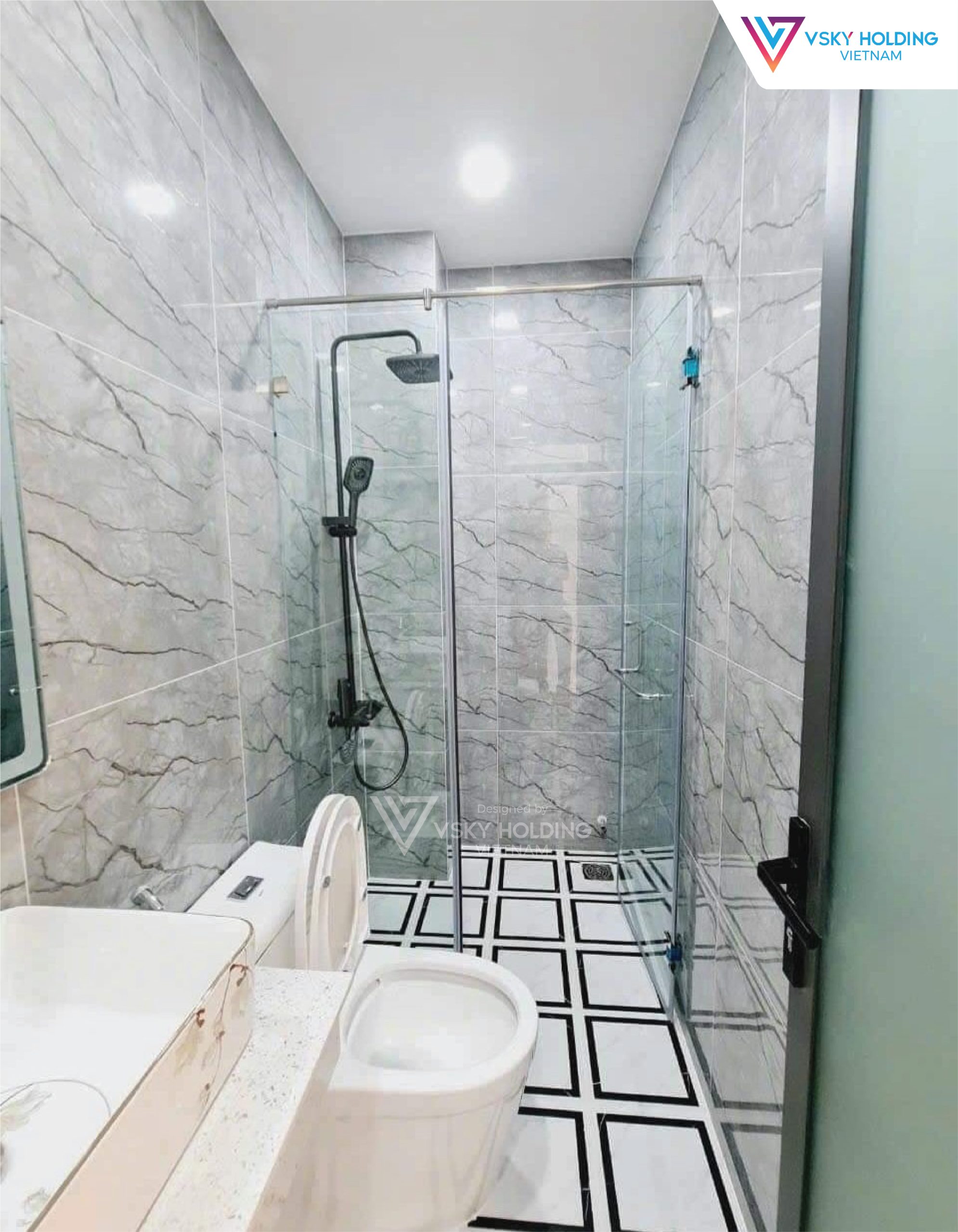 Xây dựng công trình nhà ở 4 tầng với diện tích 125m2