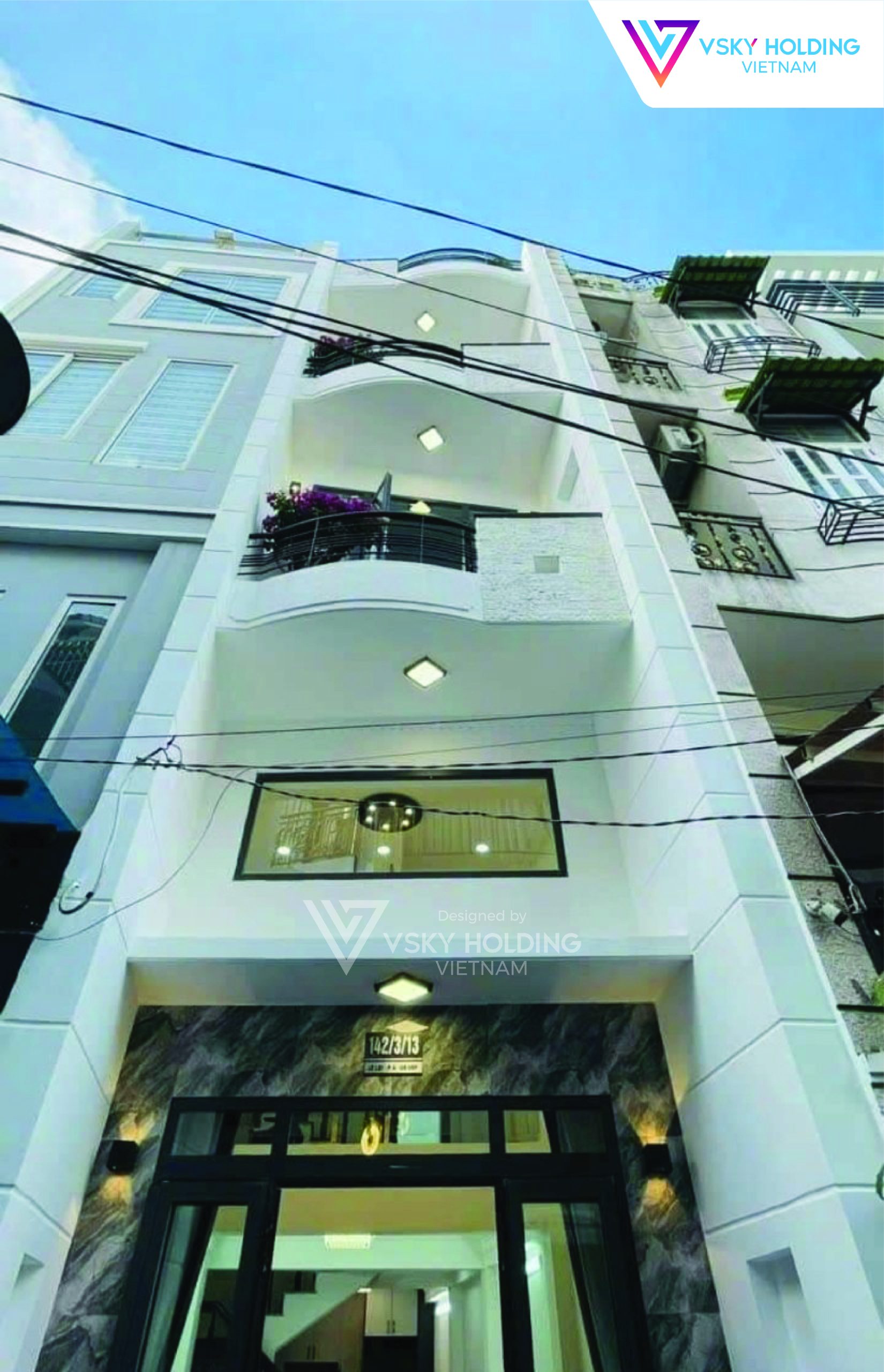 Xây dựng công trình nhà ở 4 tầng 82m2