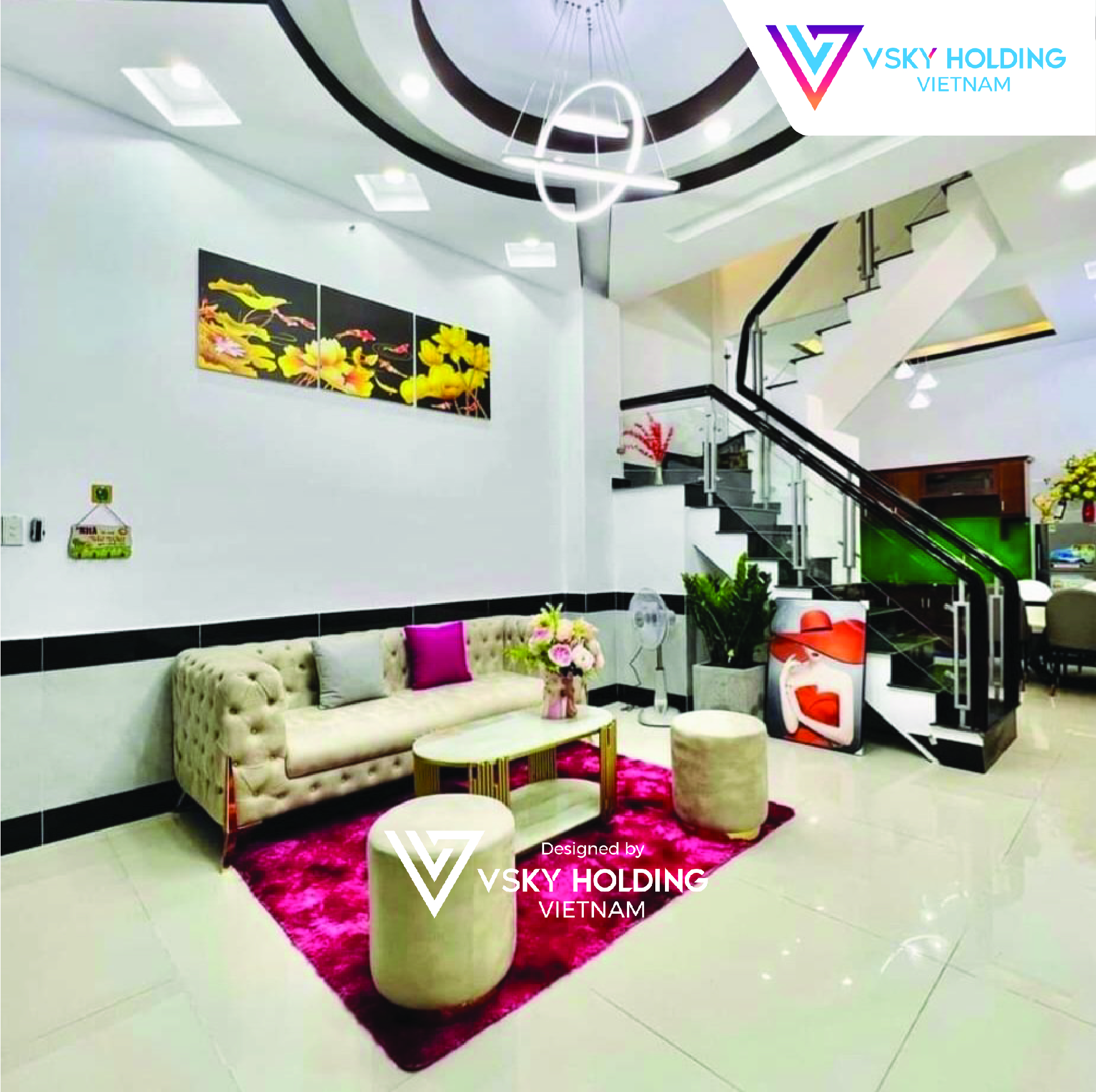 Xây dựng công trình nhà ở 3 tầng 66m2