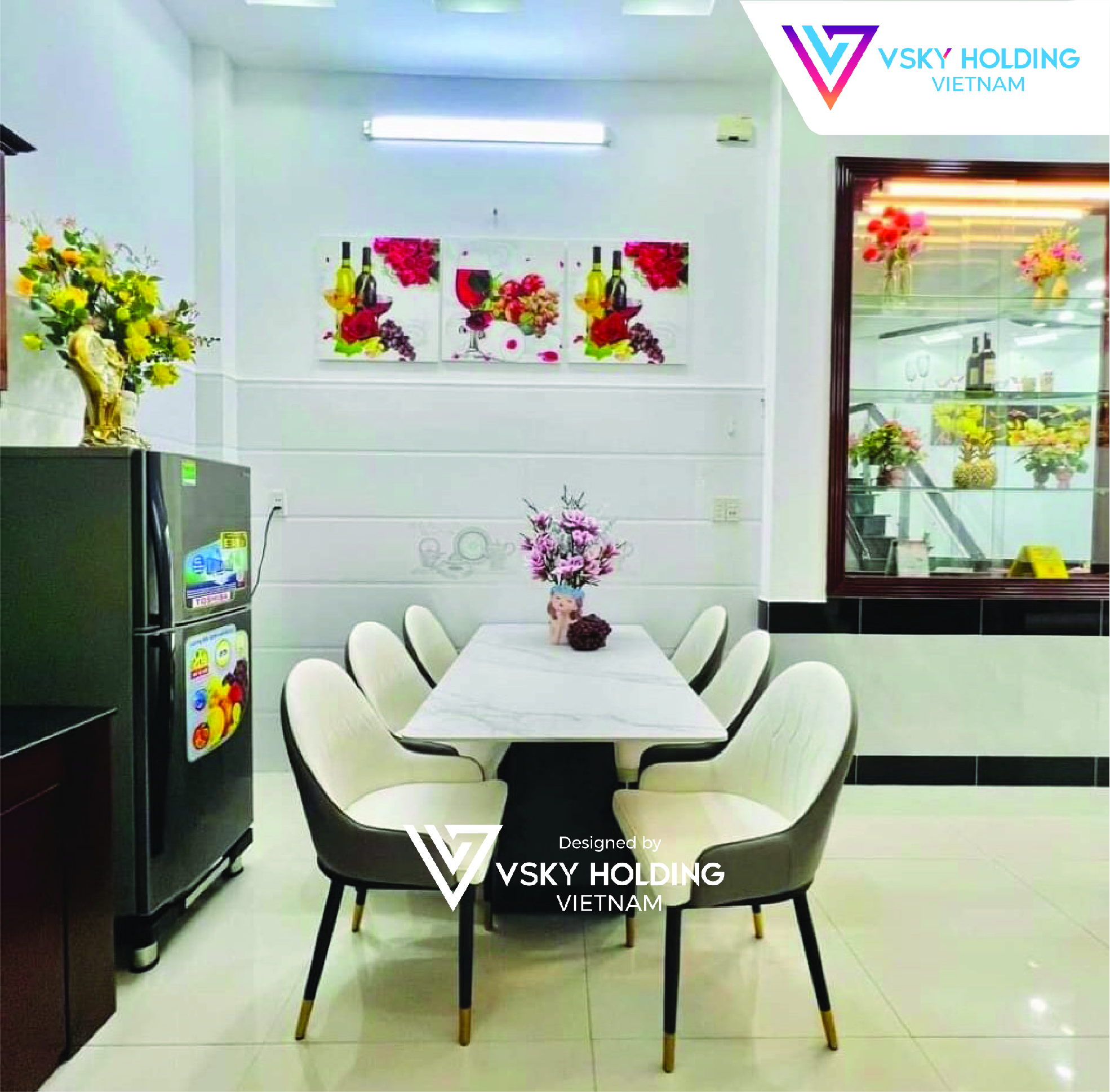 Xây dựng công trình nhà ở 3 tầng 66m2