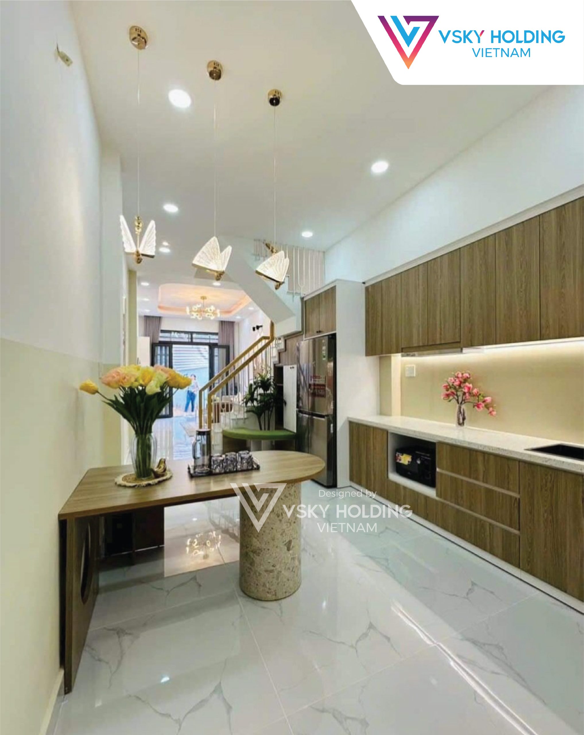 Xây dựng công trình nhà ở 3 tầng có diện tích nhỏ