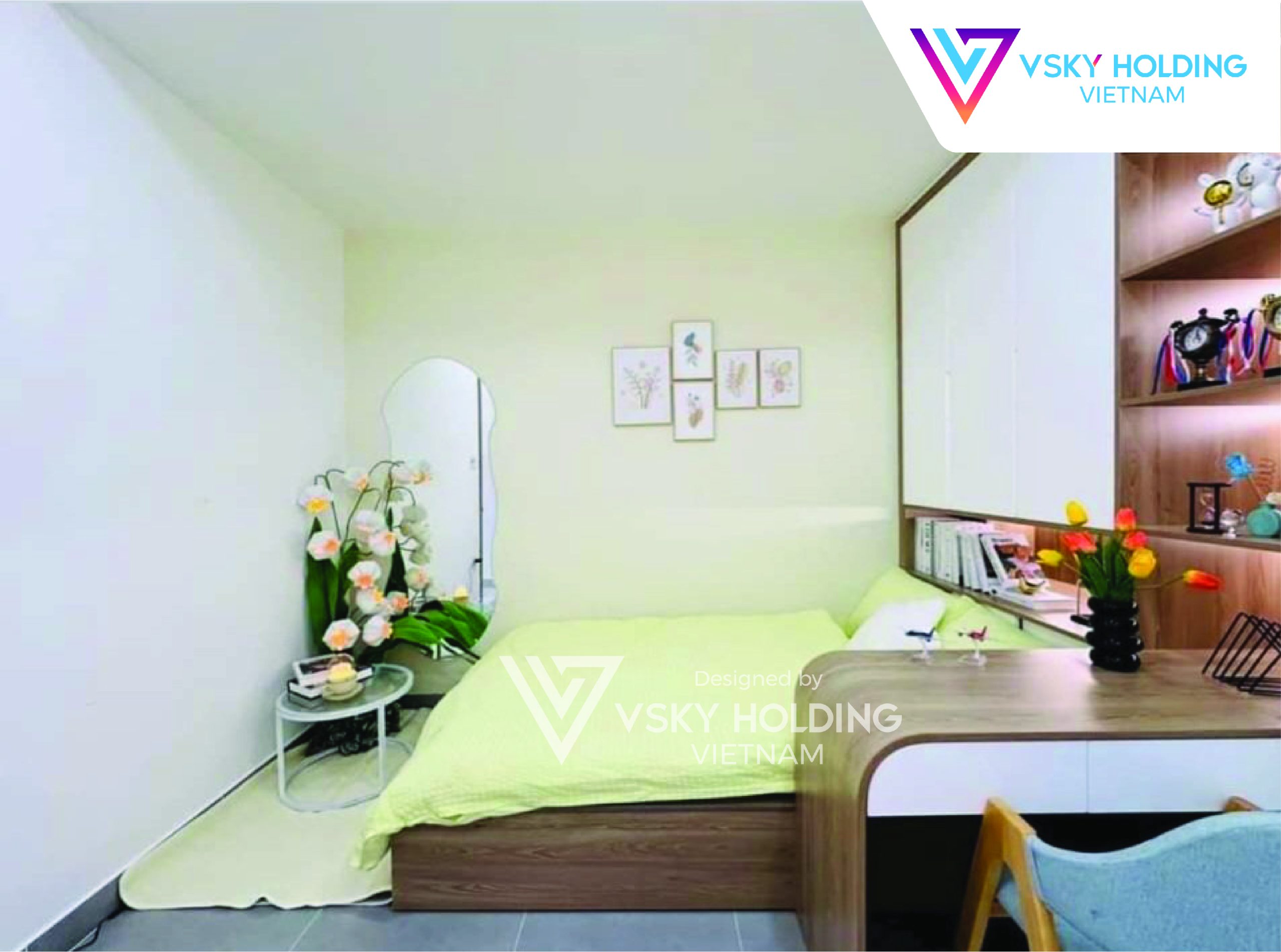 Xây dựng công trình nhà ống 5 tầng có ban công đẹp