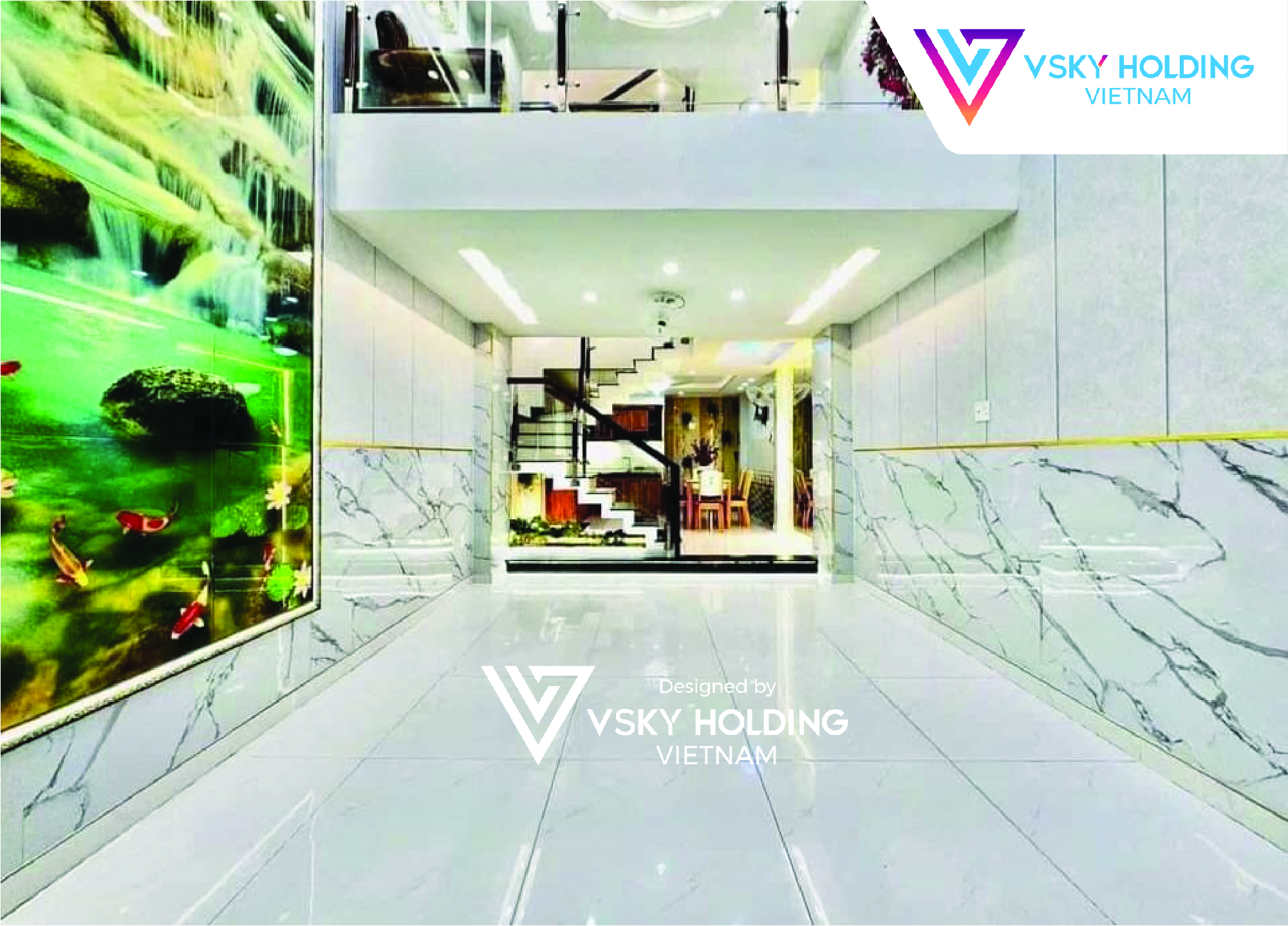 Xây dựng công trình nhà ở 3 tầng theo phong cách tân cổ điển